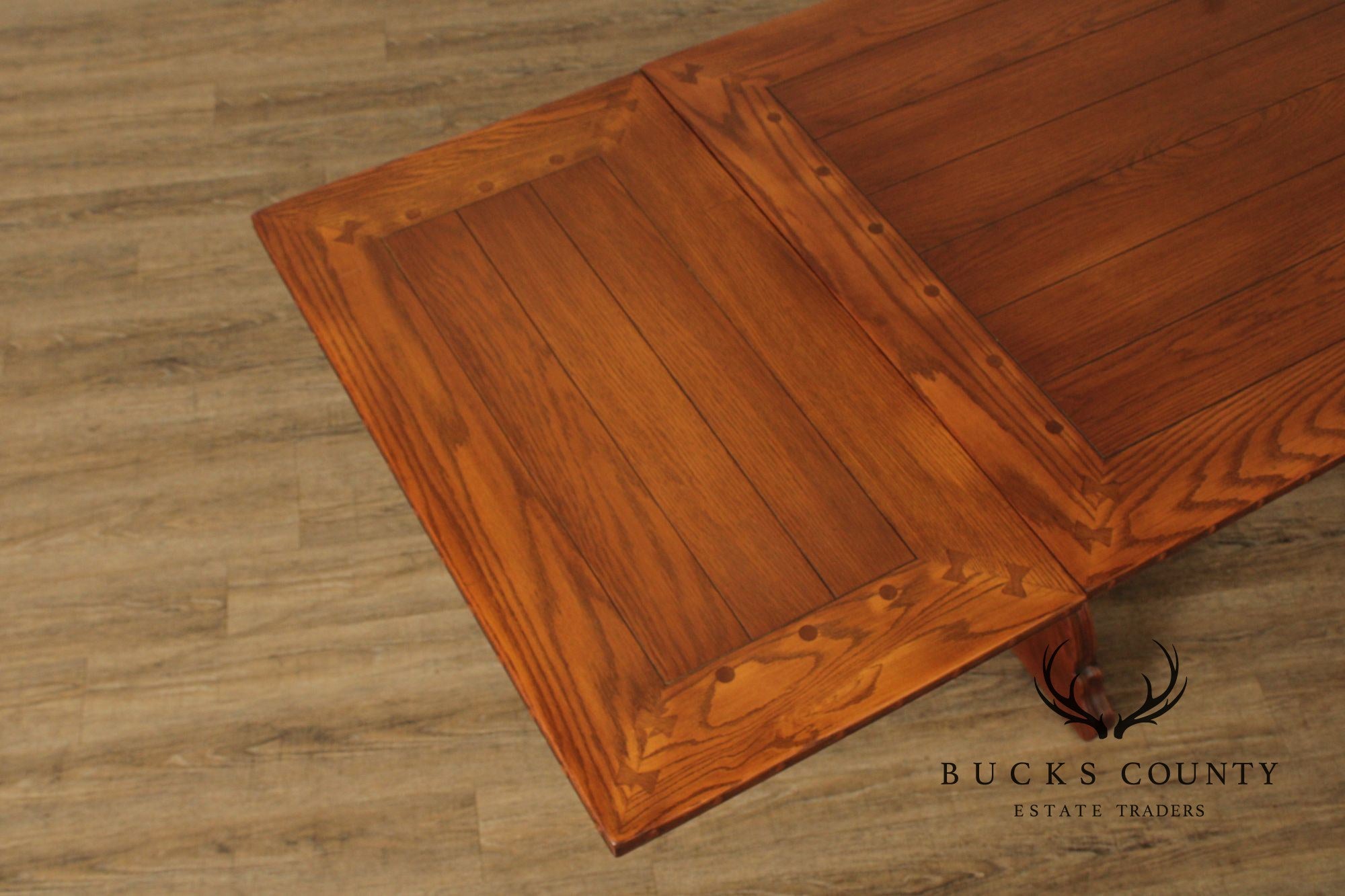 Romweber Oak Trestle Refectory Dining Table