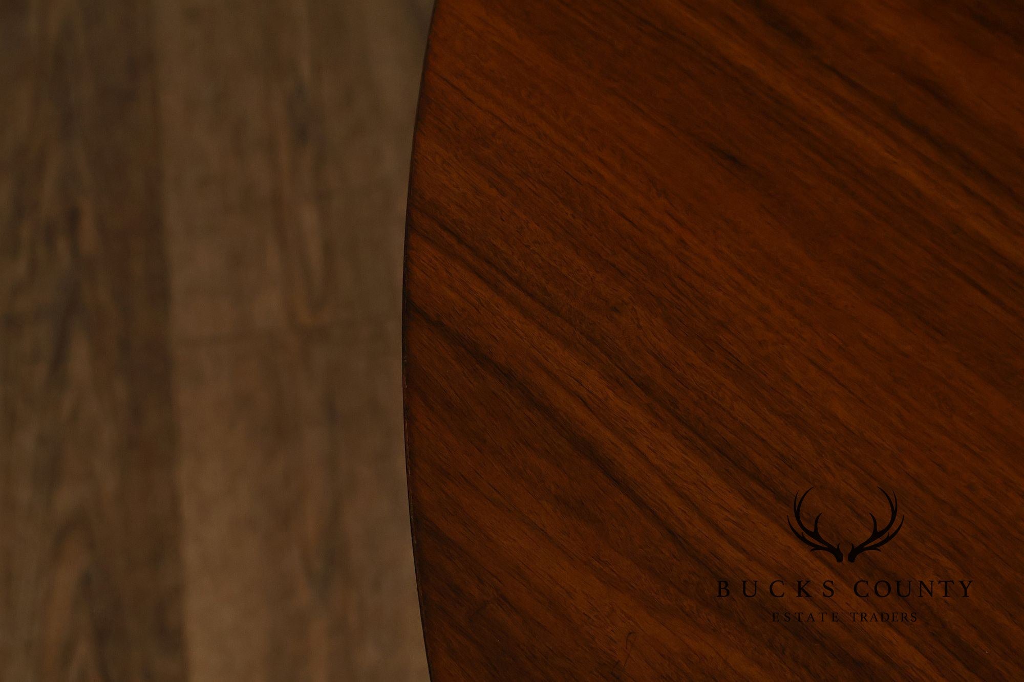 English Regency Style 48" Round Mahogany Center Table