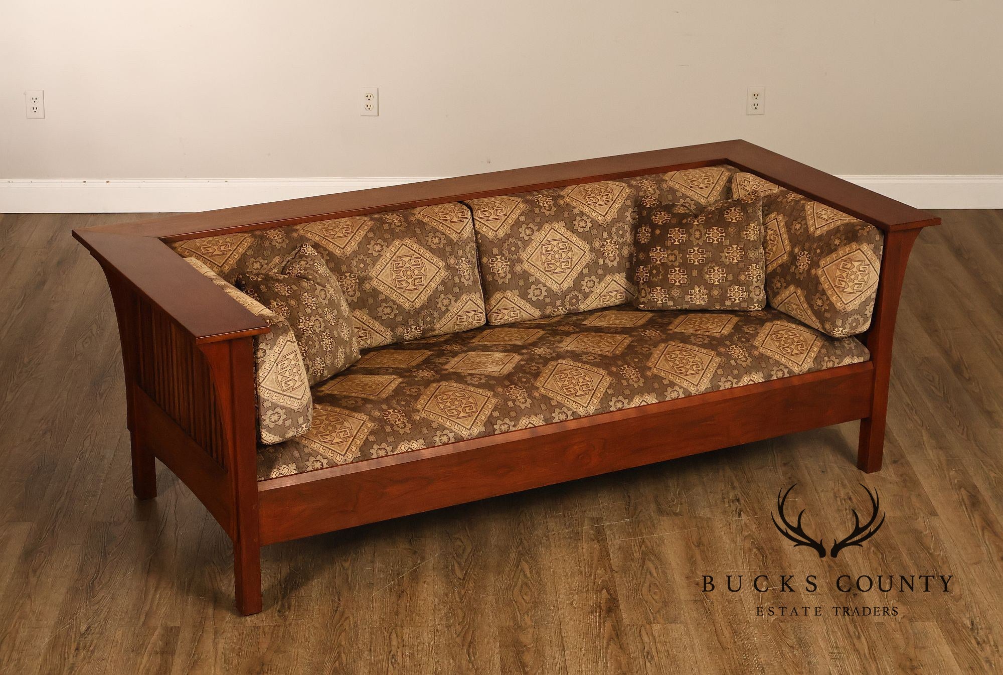 Stickley Mission Collection Cherry Prairie Settle