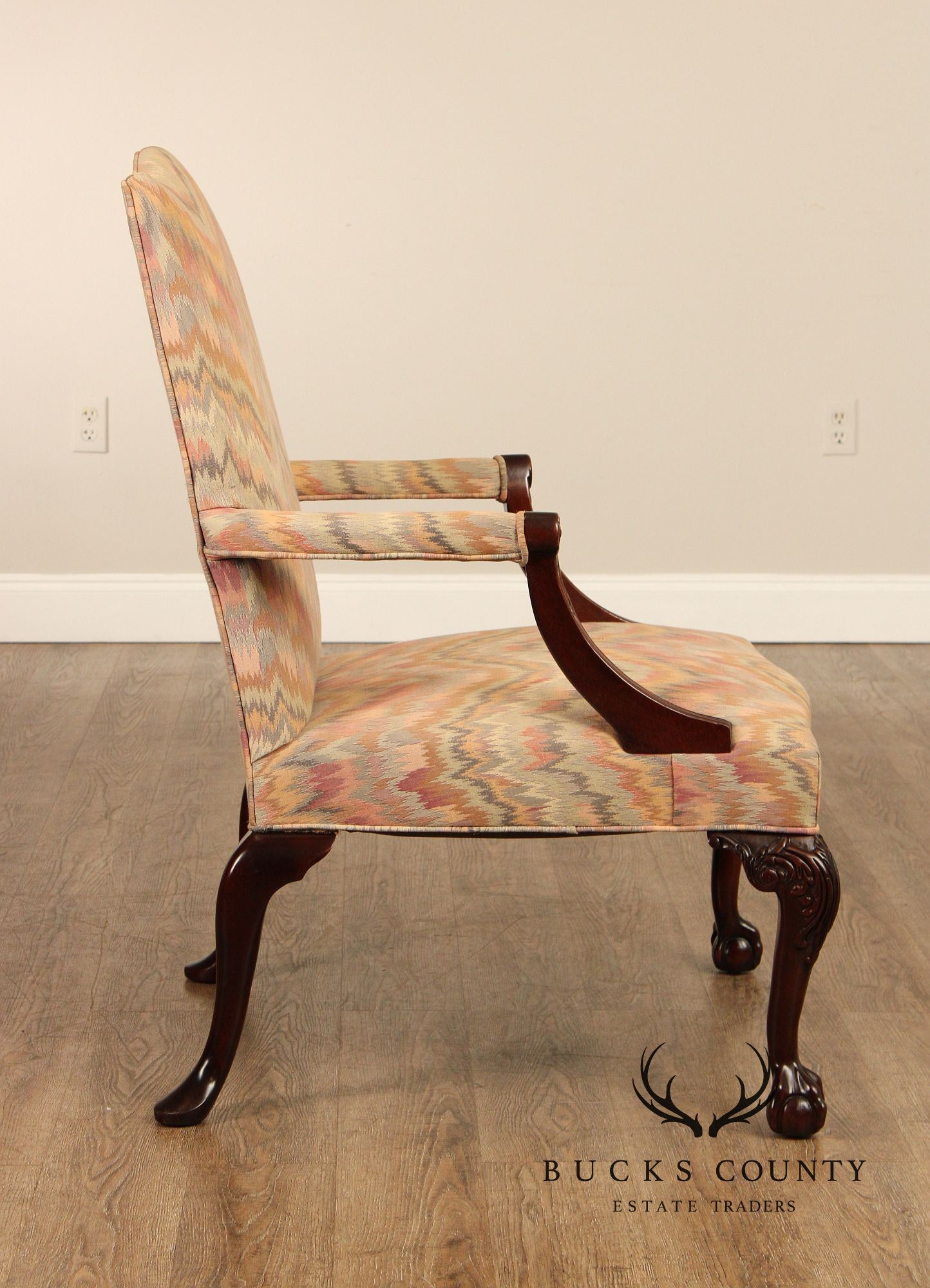 Hickory Chair Co. Chippendale Style Mahogany Armchair