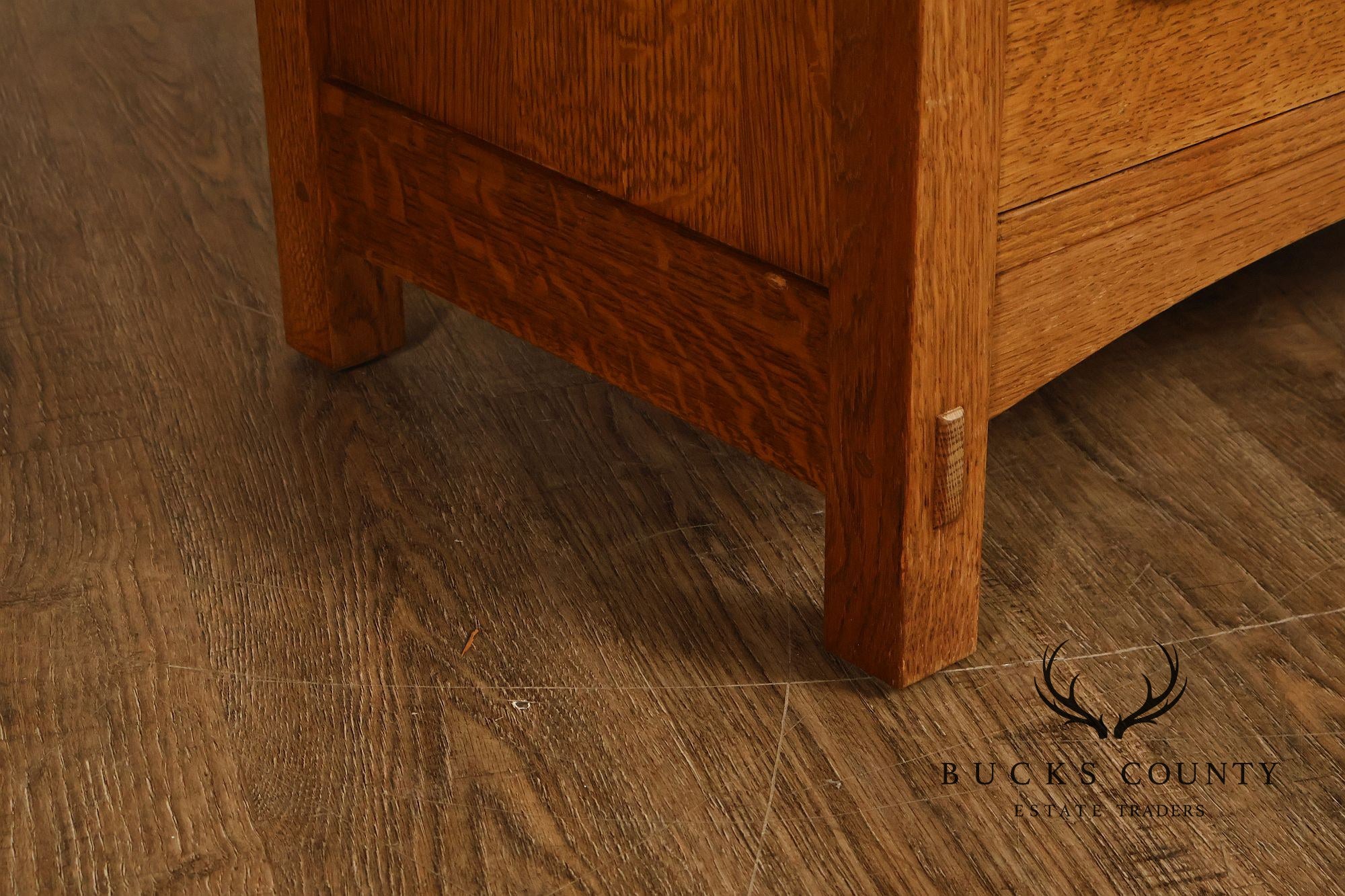 Stickley Mission Collection Oak Three-Drawer Nightstand