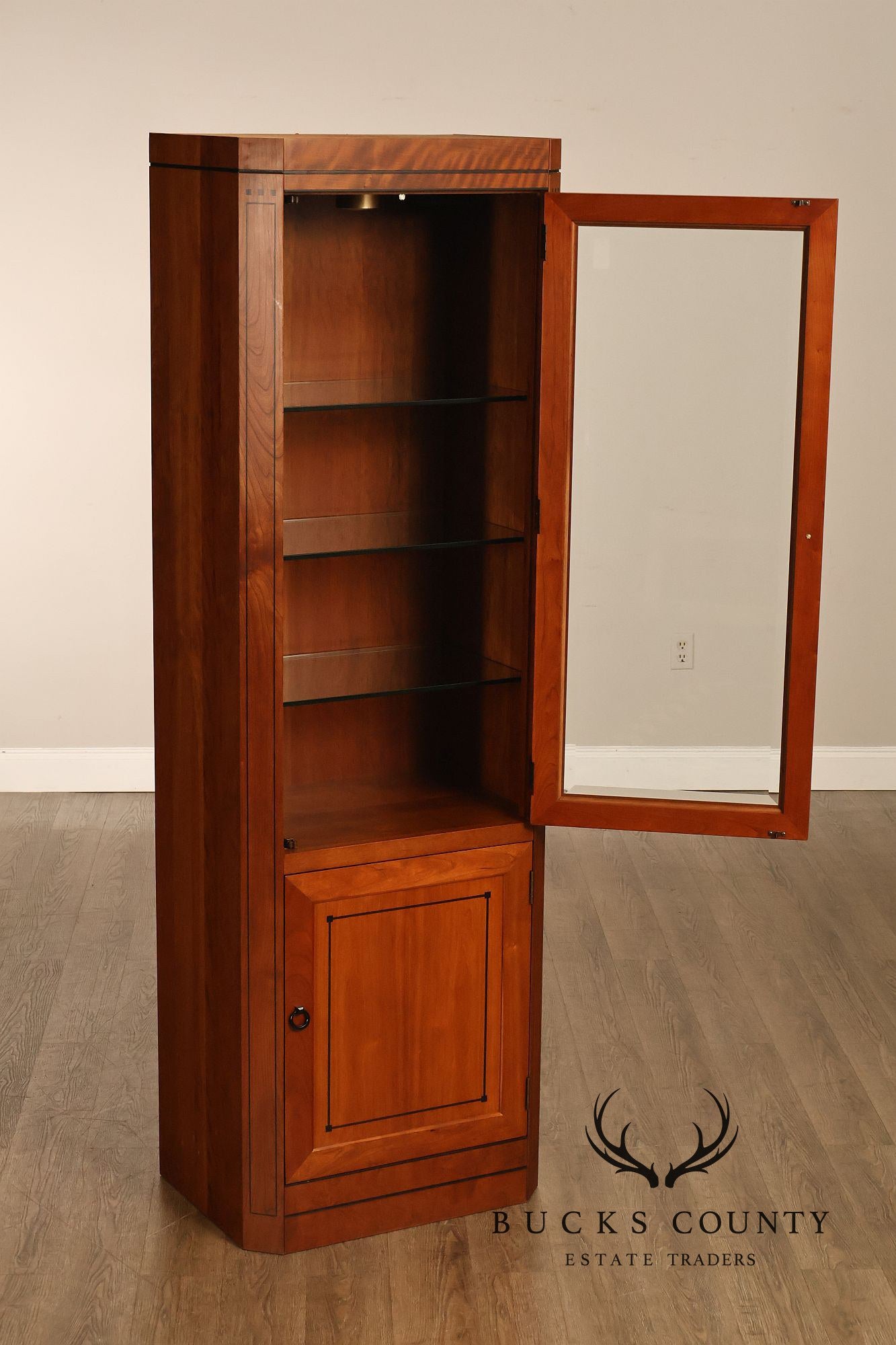 Stickley 21st Century Collection Cherry Curio Display Cabinet
