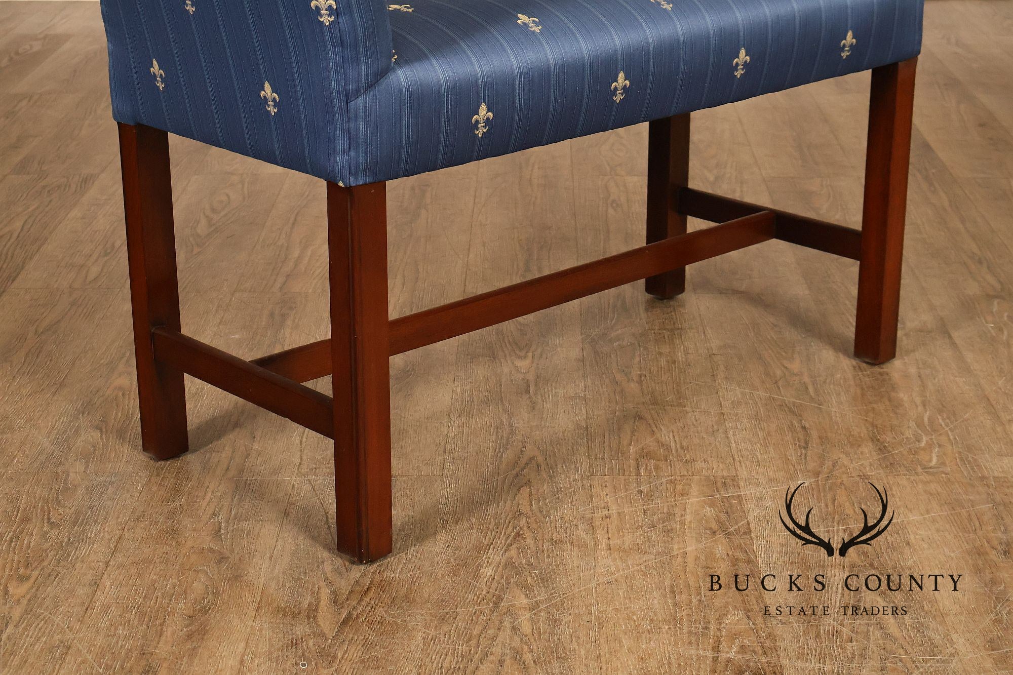 Chippendale Style Mahogany Window Bench