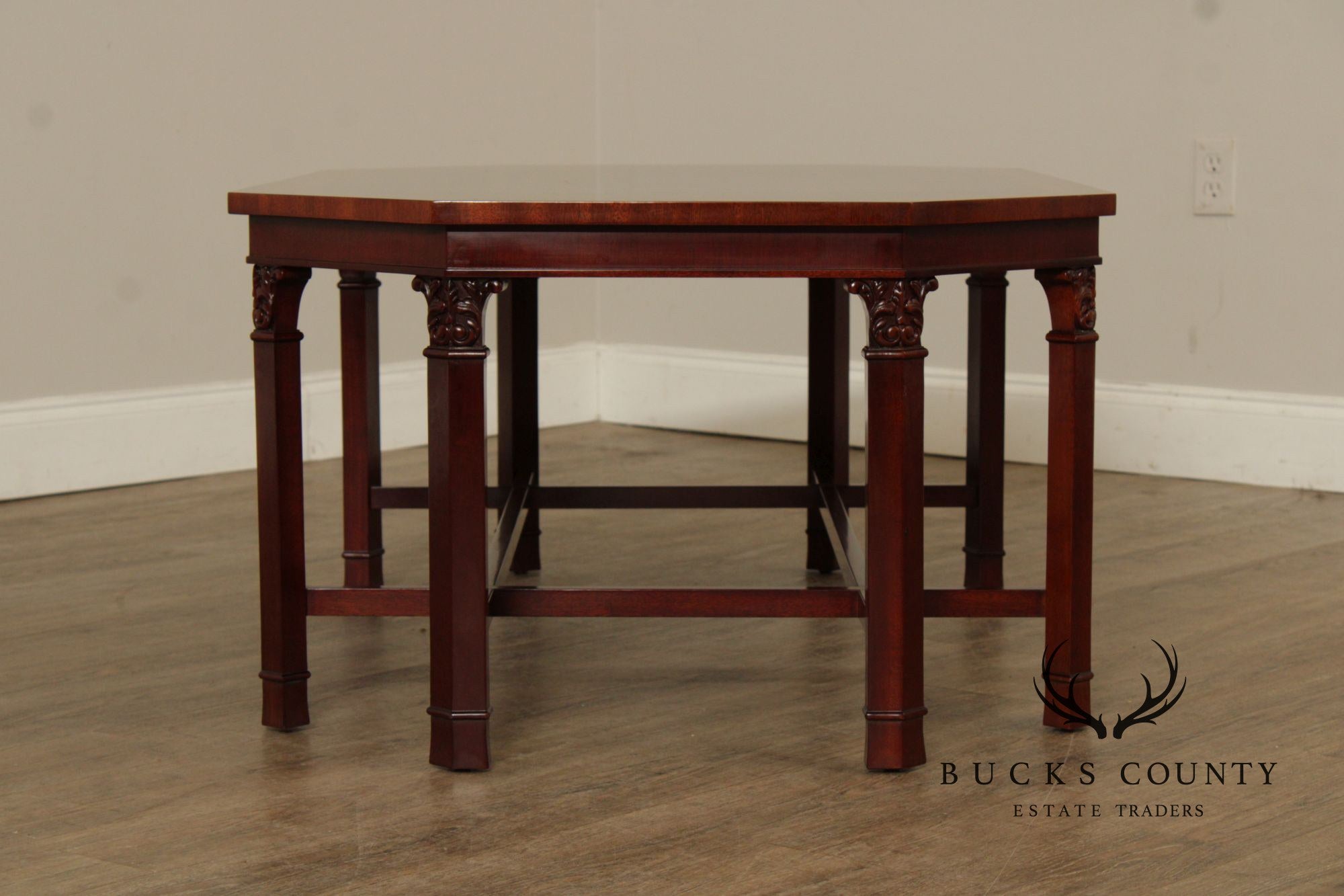 Kindel Georgian Style Mahogany Coffee Table