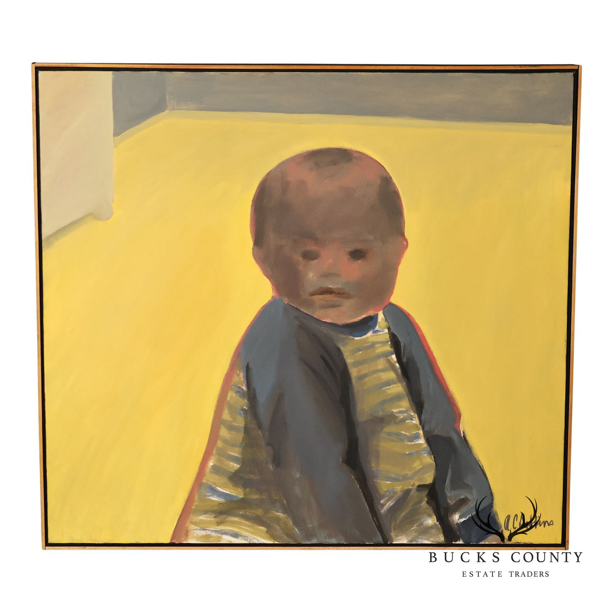 Anne Cooper Dobbins Oil Painting, 'Vanessa Alone'
