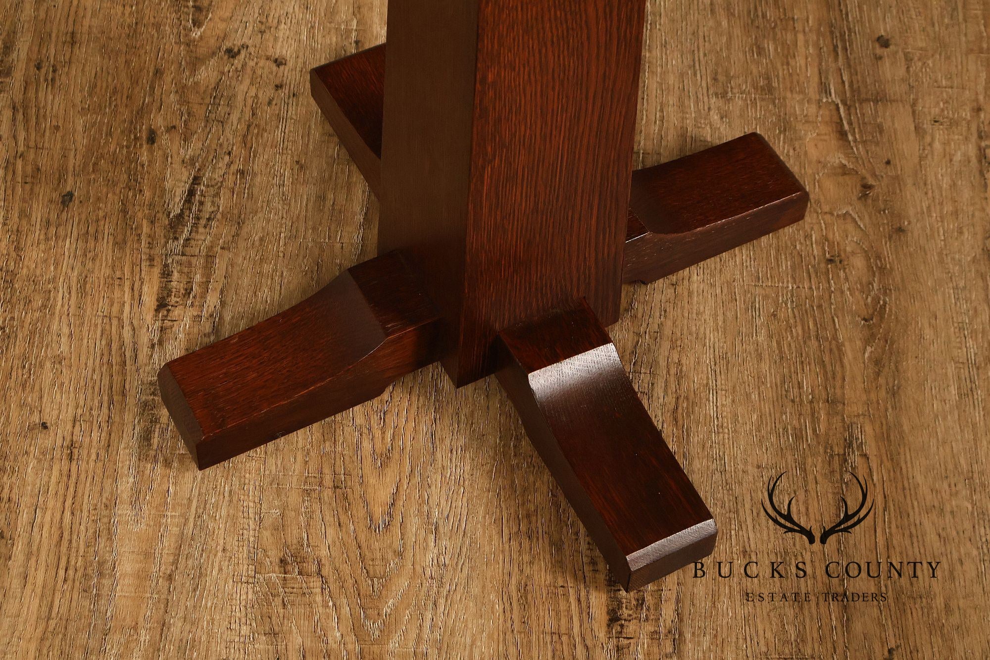 Stickley Mission Collection Oak Pedestal