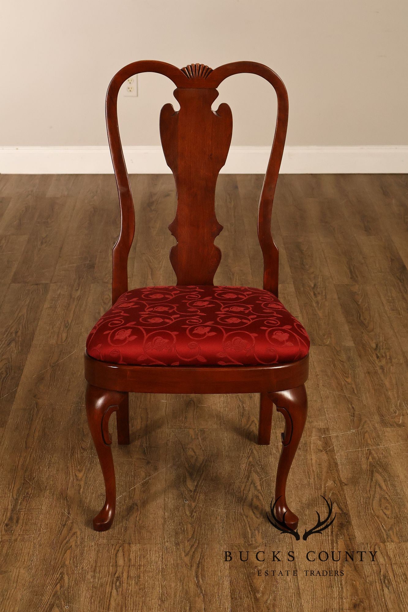 Pennsylvania House Set Of 10 Queen Anne Cherry Dining Chairs