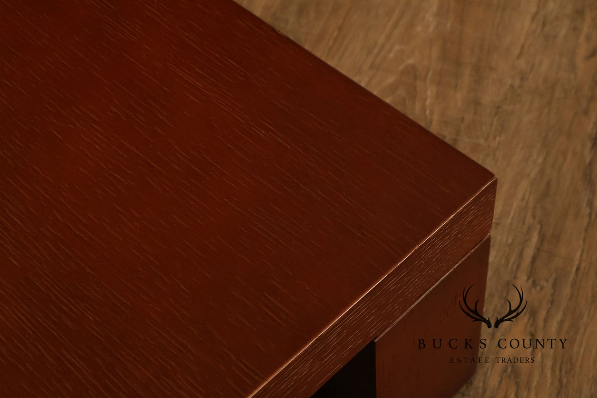 Modern Low Profile Square Coffee Table