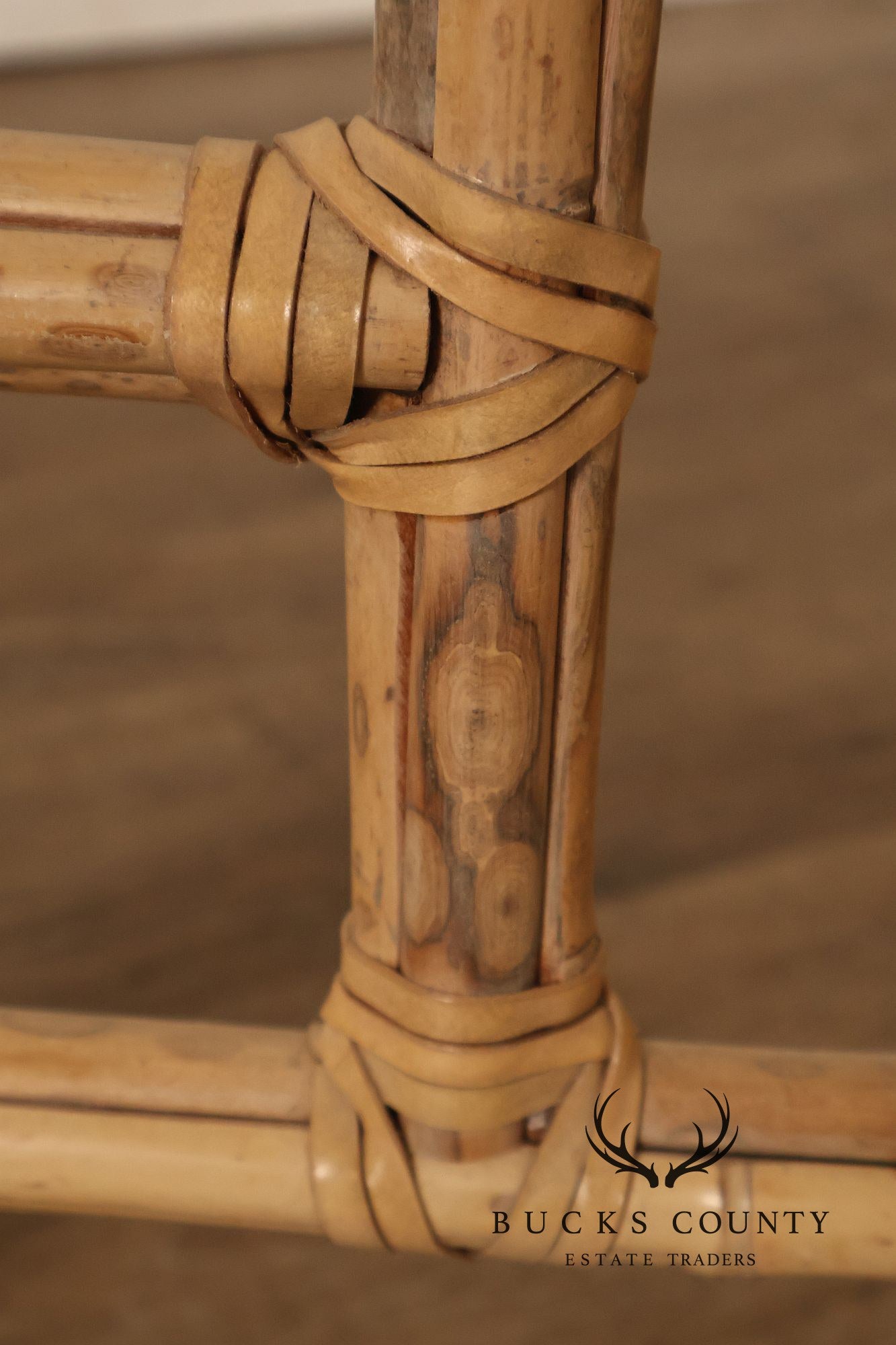 McGuire Bamboo Rattan Table Base