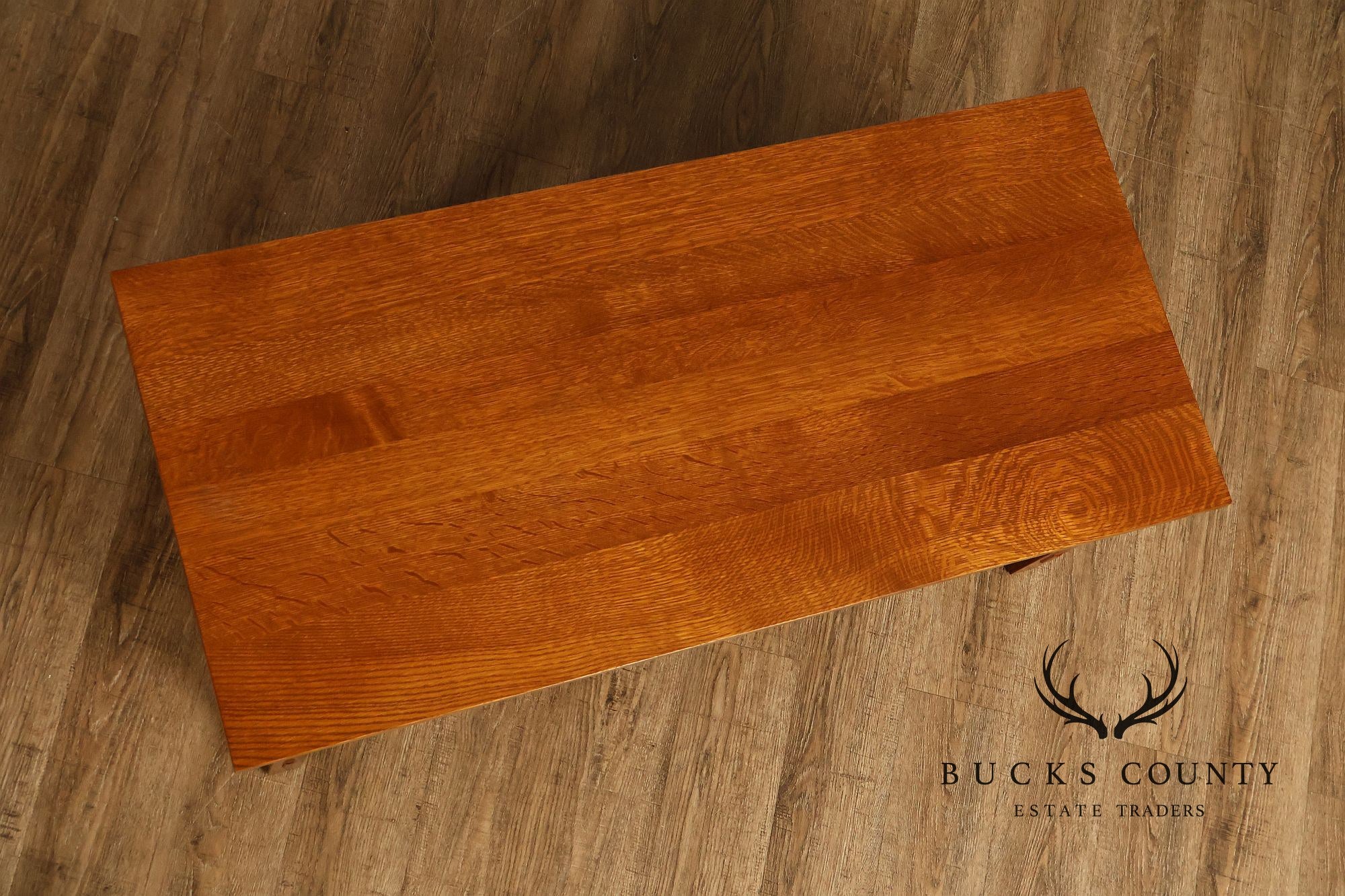 Stickley Mission Collection Oak Spindle Coffee Table