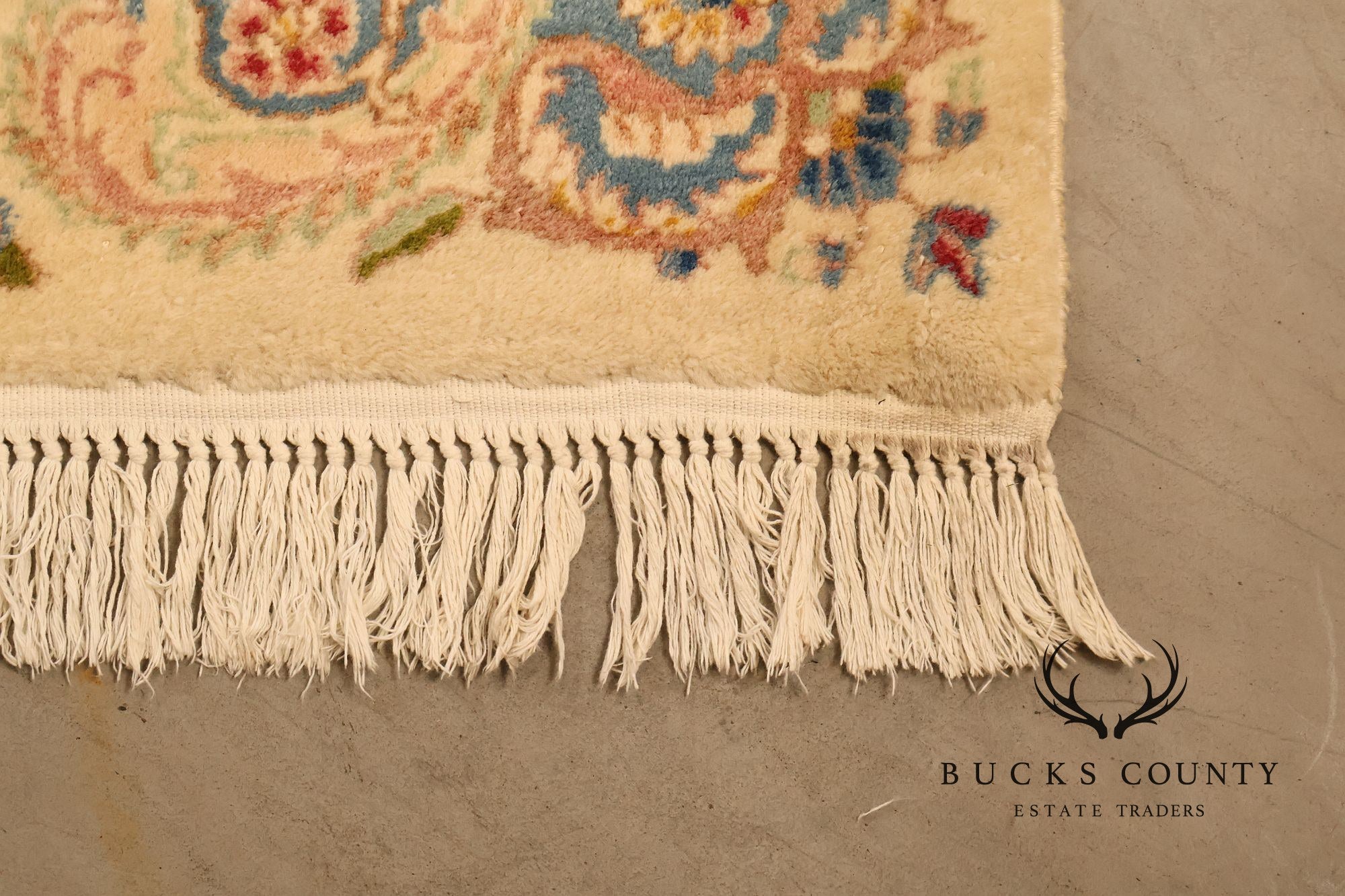 Kirmin Pattern Large Hand Tied 11' x 18' Fringed Area Rug