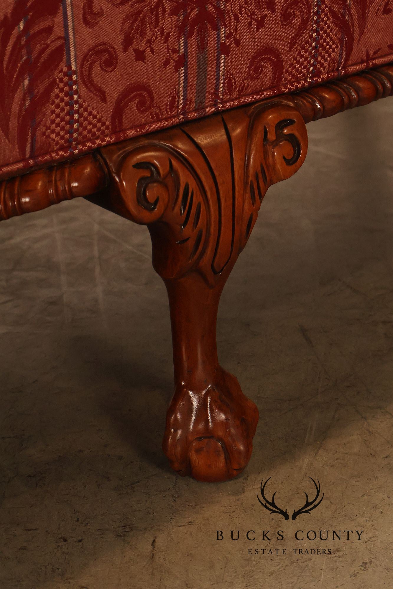 Hickory Chair 'Historical James River Plantations' Pair of Mahogany Sofas