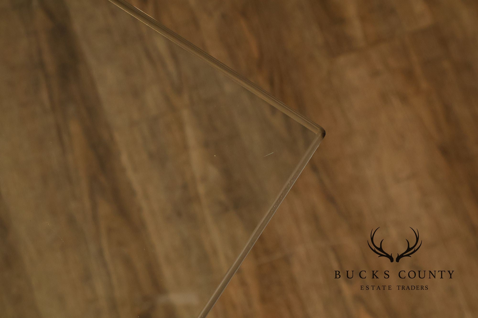 Constantini Pietro Glass Top Sculptural Dining Table