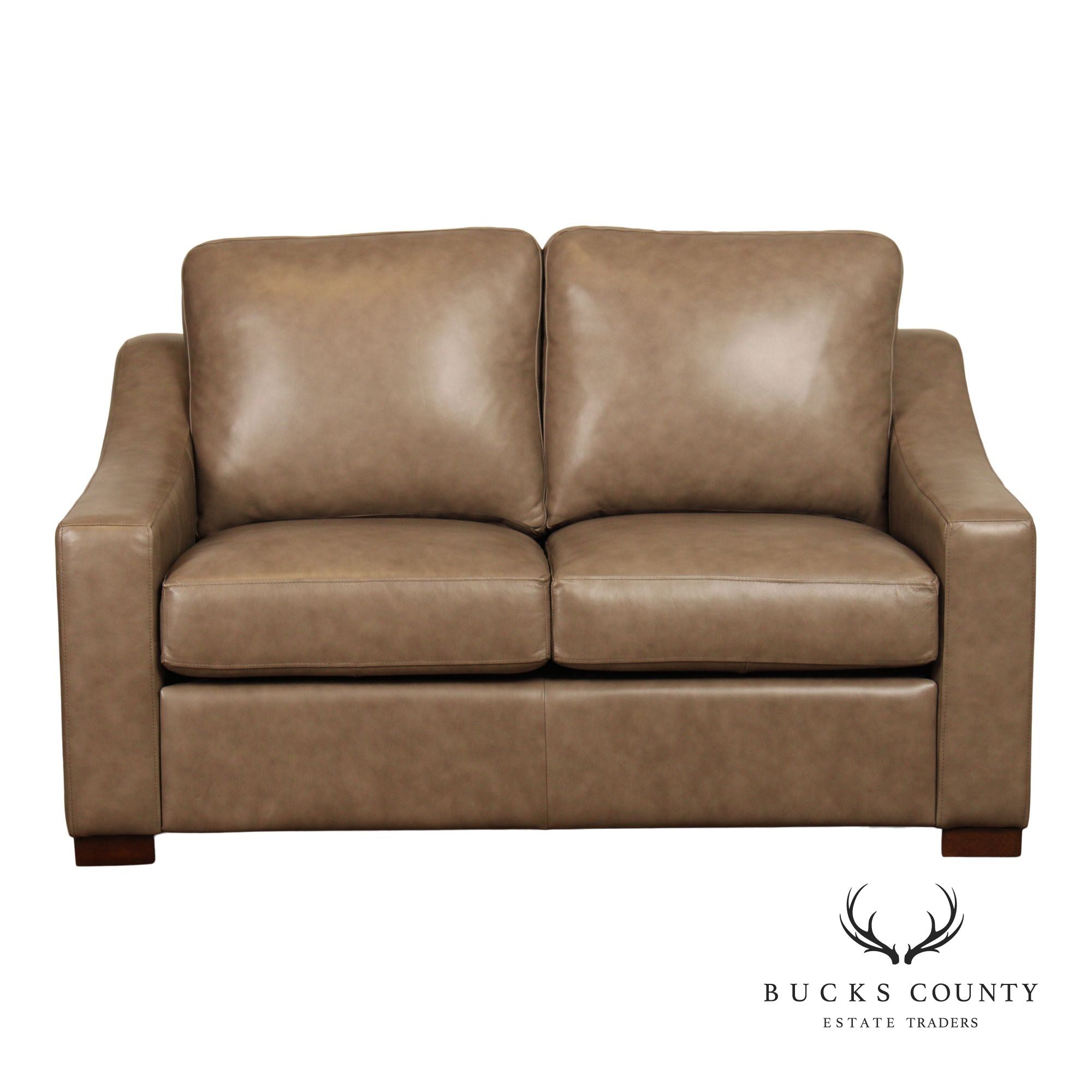 Lea Unlimited Hampton Leather Loveseat