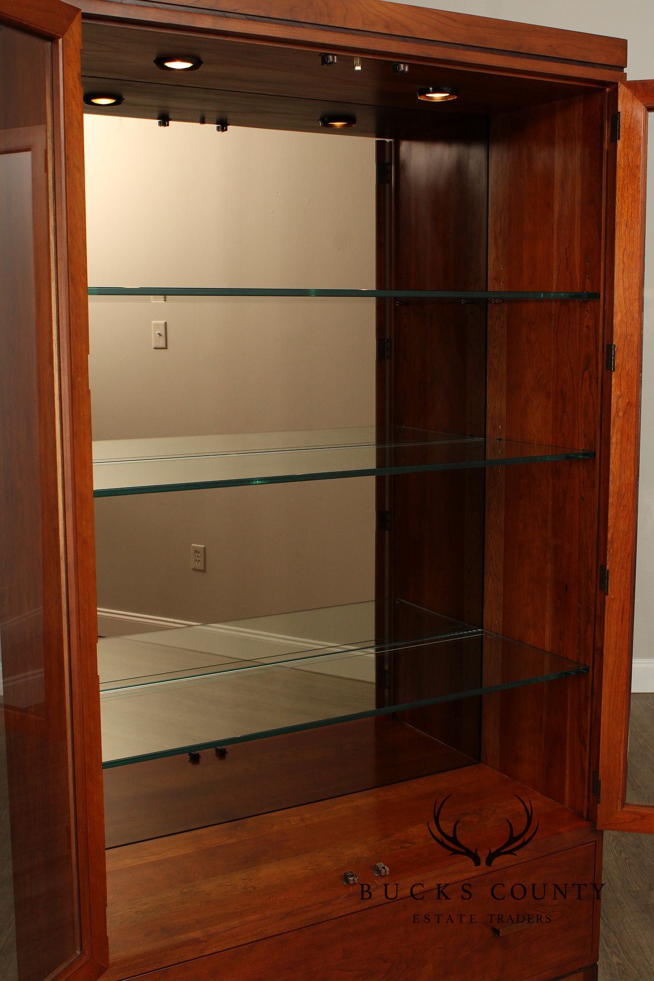 Stickley Metropolitan Collection Cherry Display Cabinet