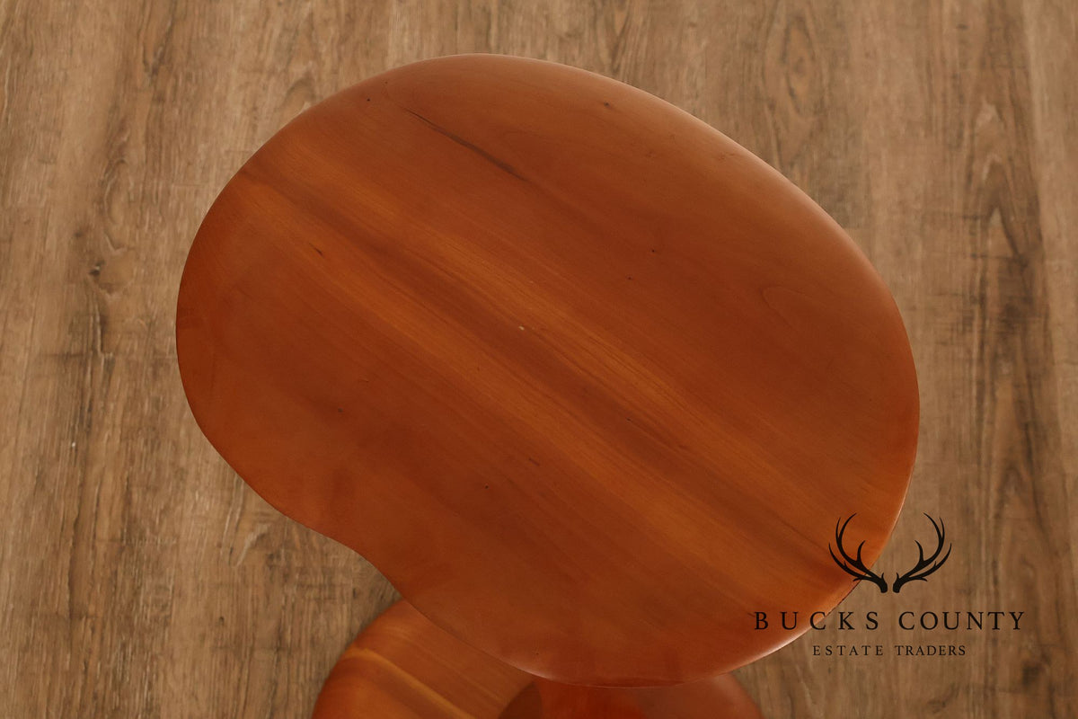 Studio Crafted Sculpted Cherry Organic Pedestal