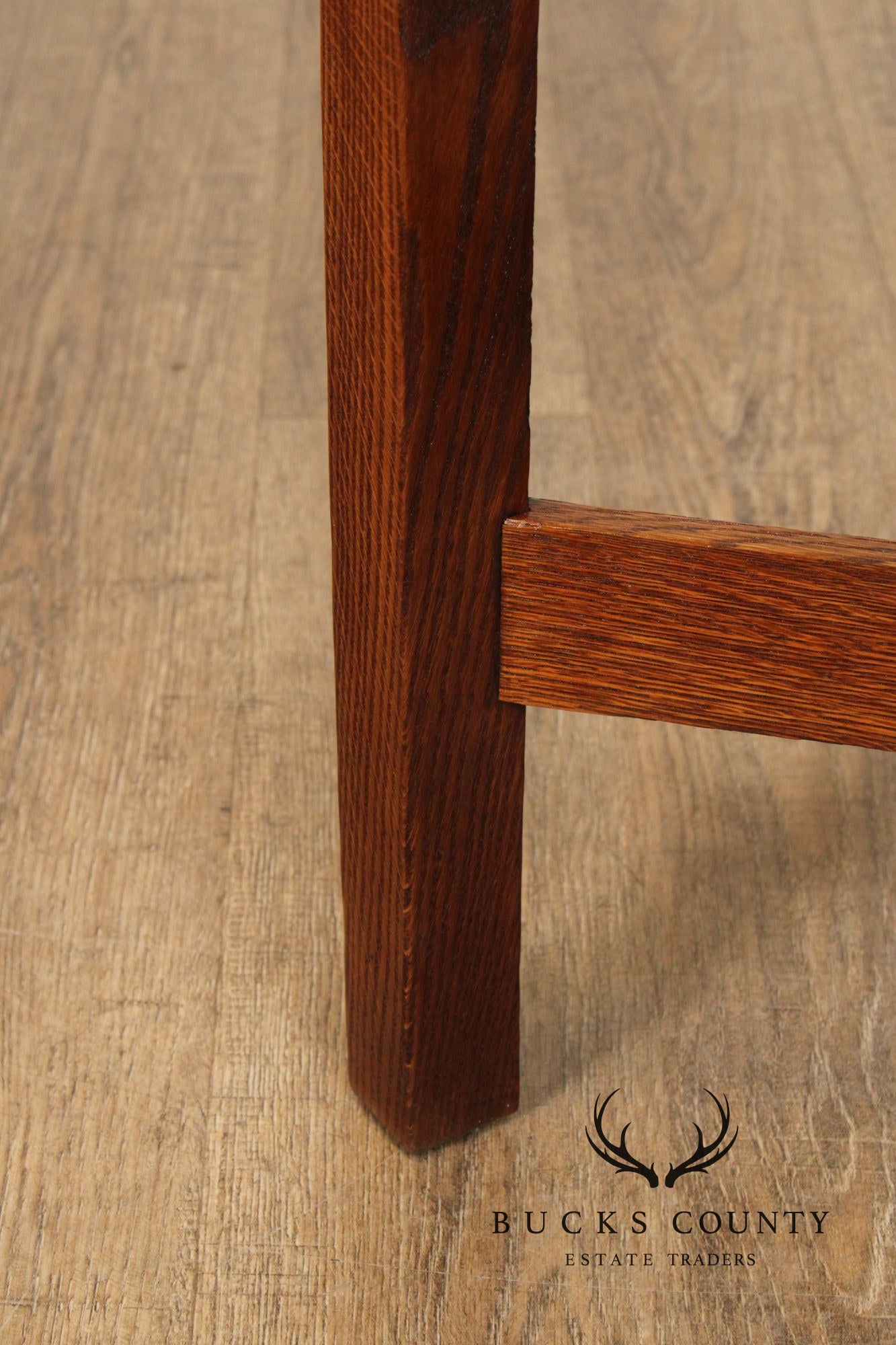 Stickley Brothers Antique Mission Oak Lamp Table