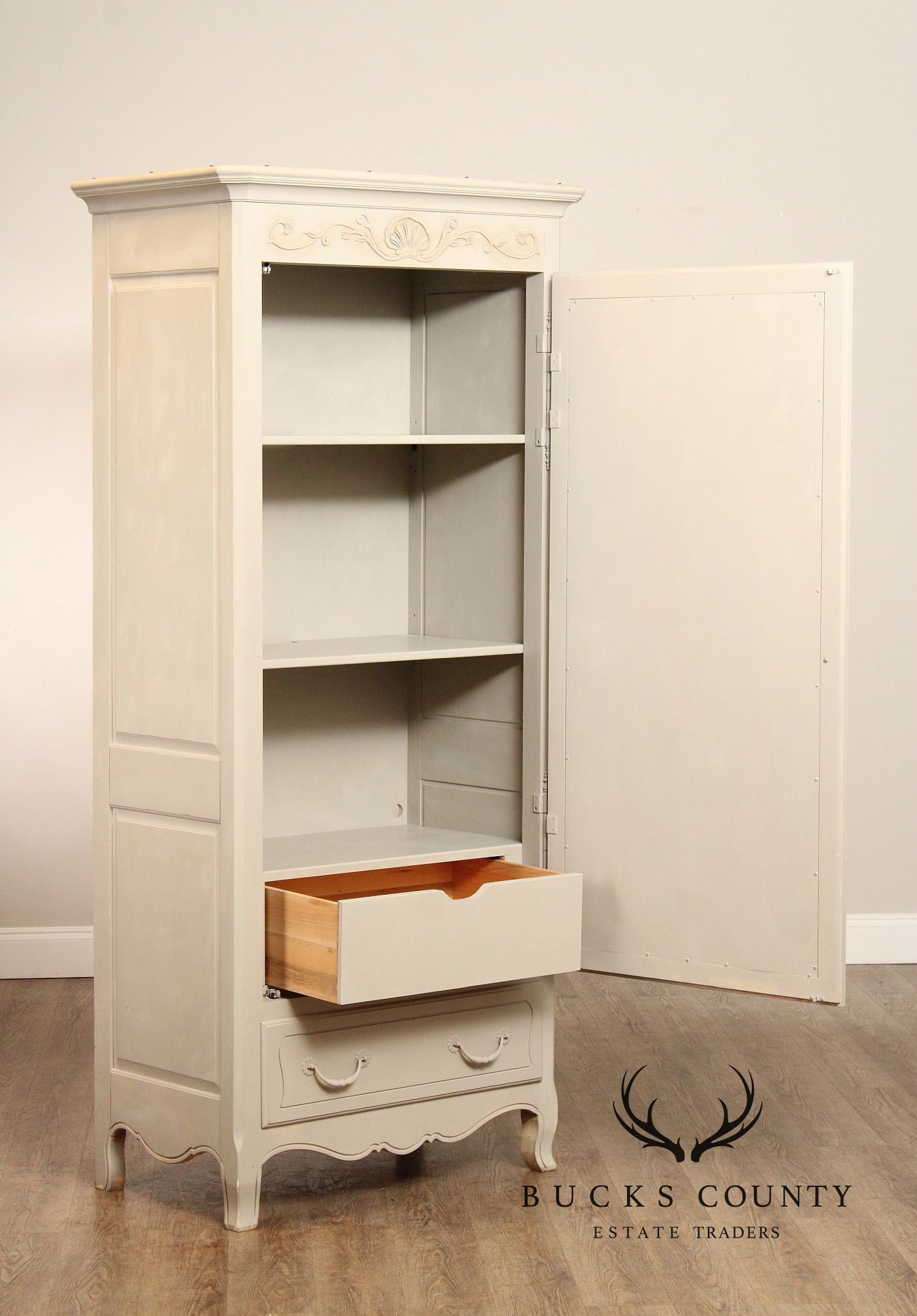 Ethan Allen French Country Style 'Legacy' Painted Wardrobe