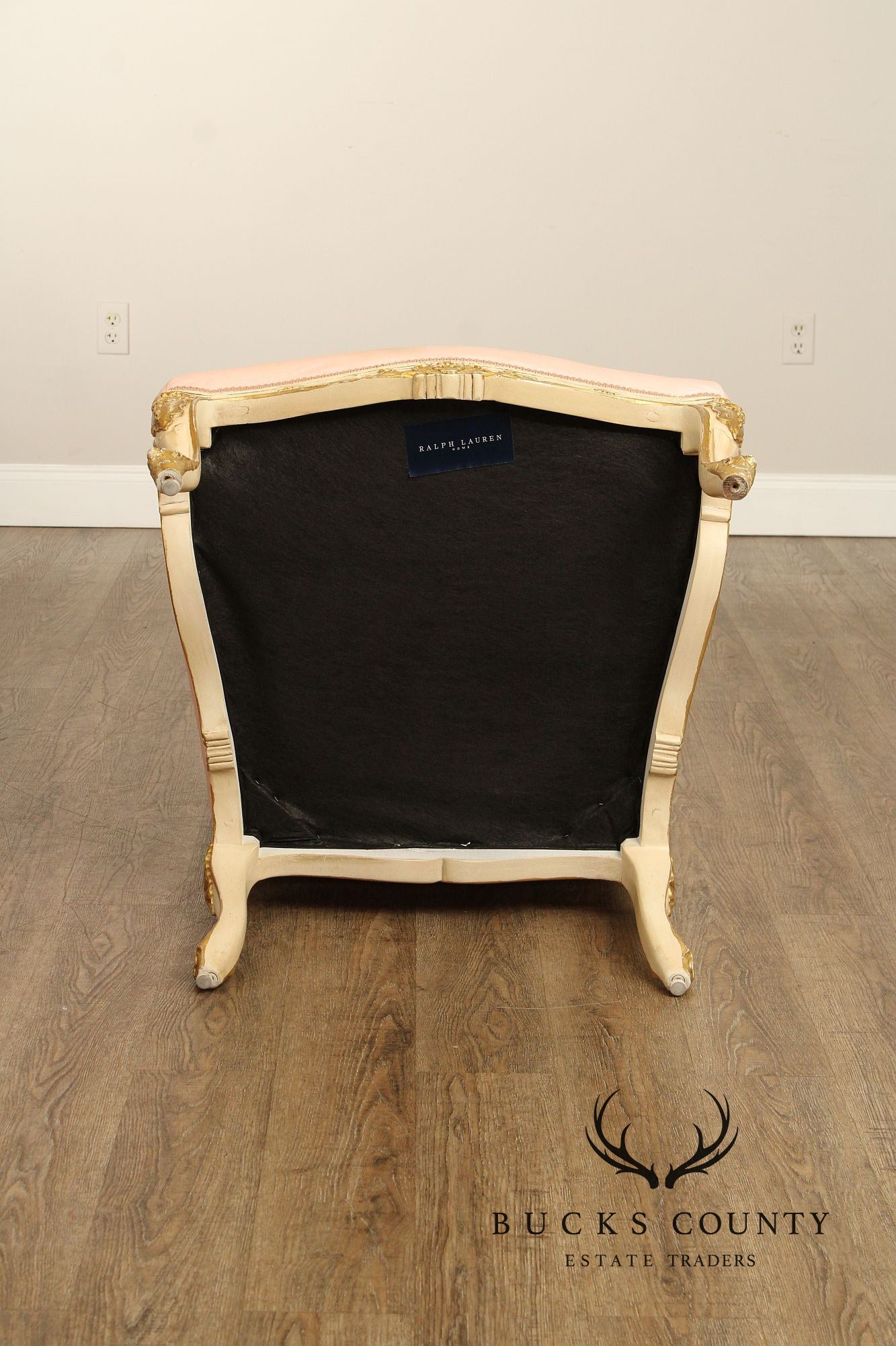 Ralph Lauren Venetian Style Partial Gilt Armchair