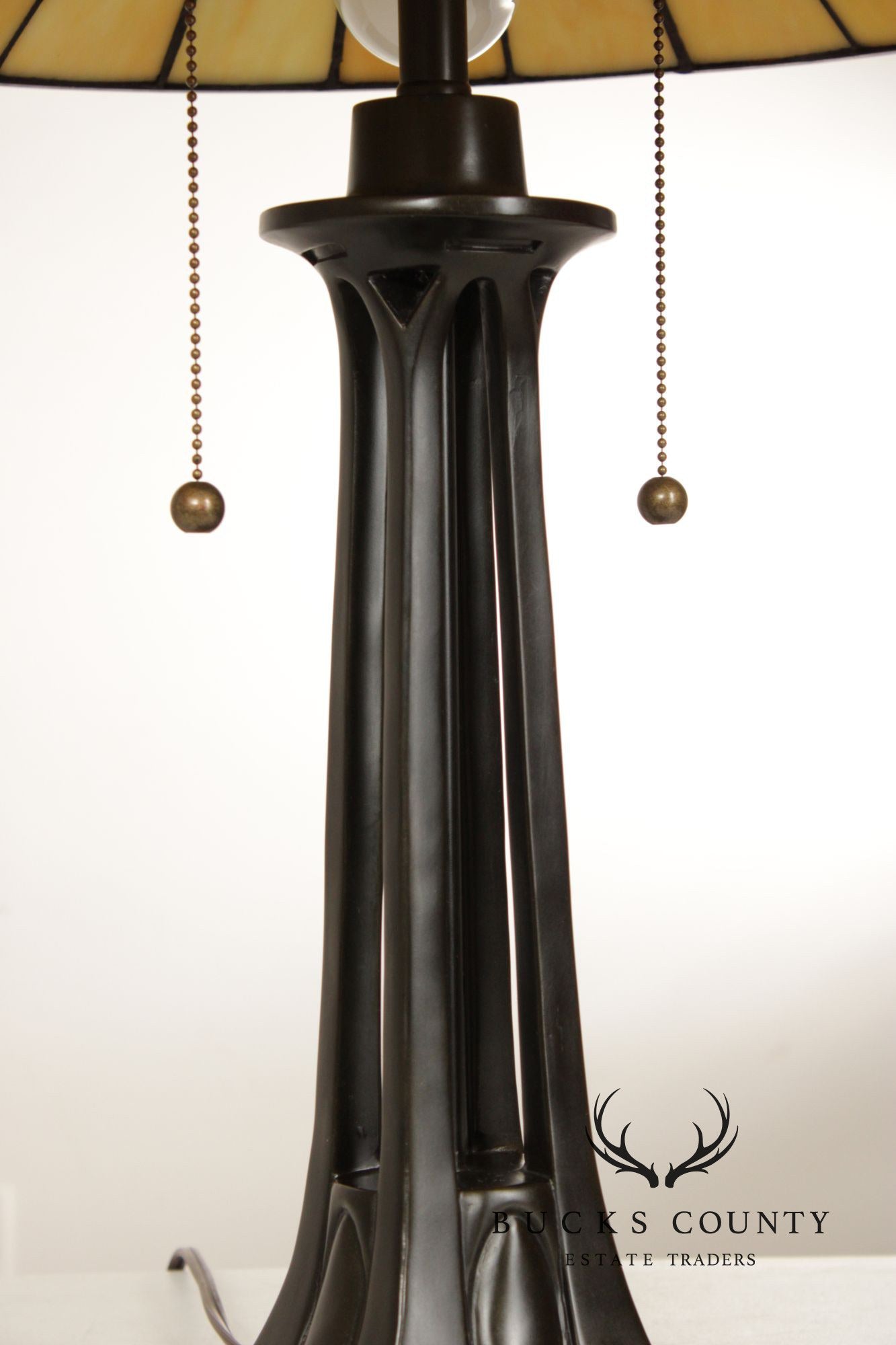 Quoizel Arts and Crafts Style Pair of 'Gotham' Table Lamps