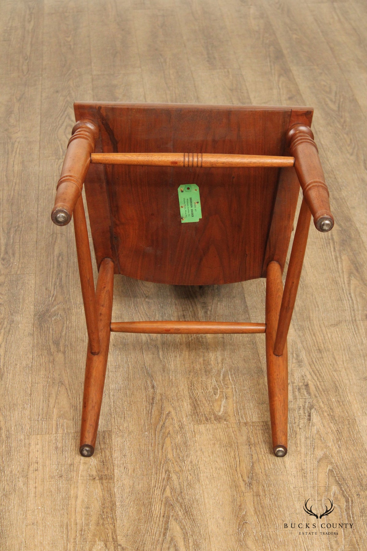 Branson Snider Benchmade Set of Four Cherry Dining Side Chairs
