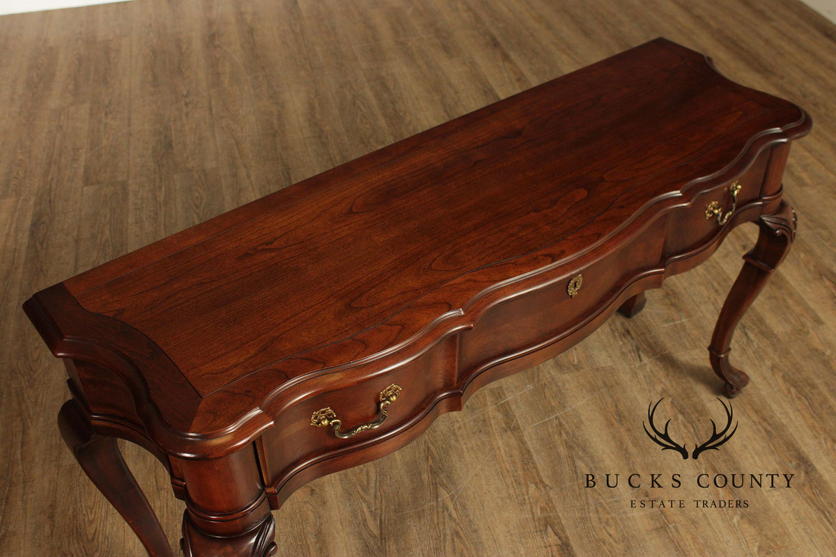 Century Furniture 'Cardella' Carved Cherry Console