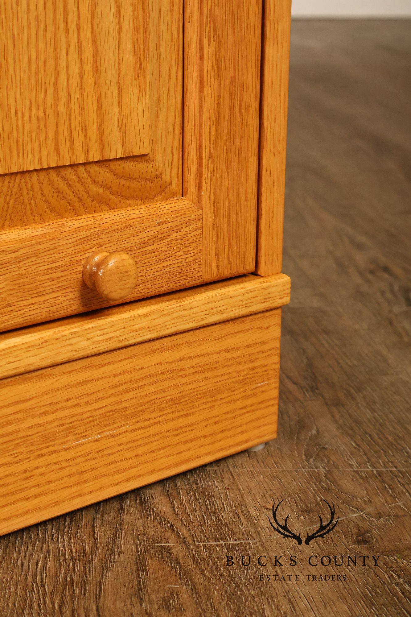 Amish Made Oak Five Stack Barrister Bookcase