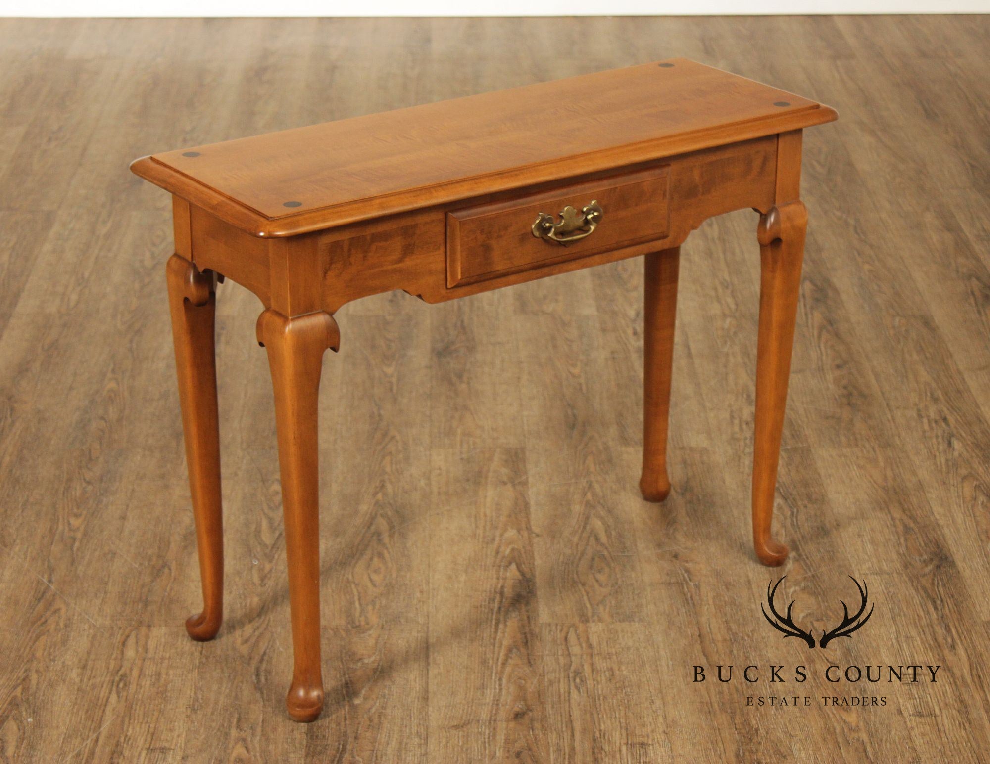 Ethan Allen 1776 Collection Maple Console Table