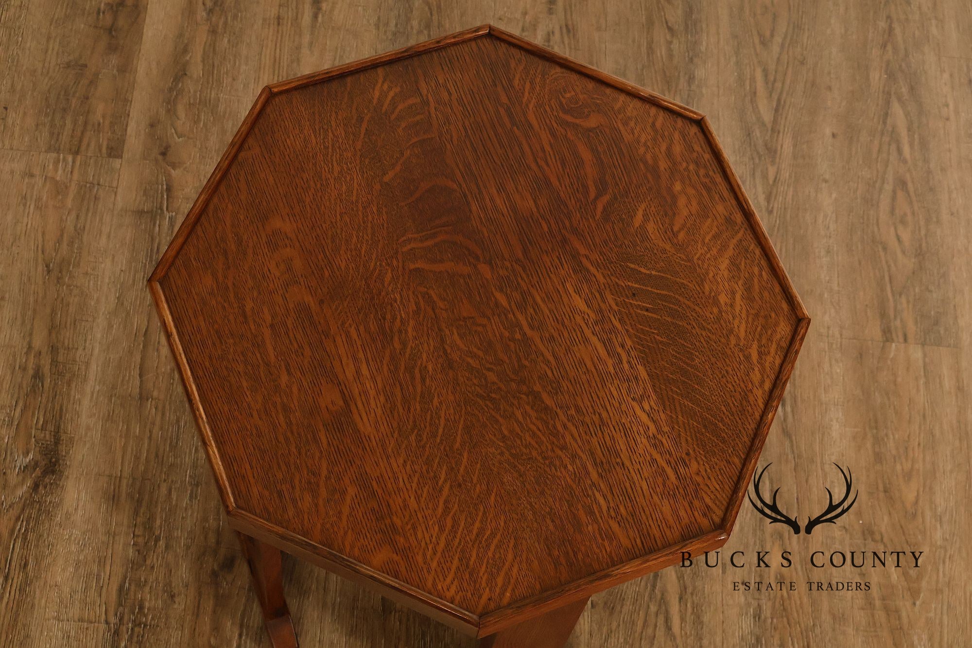 Stickley Mission Collection Oak Octagonal End Table