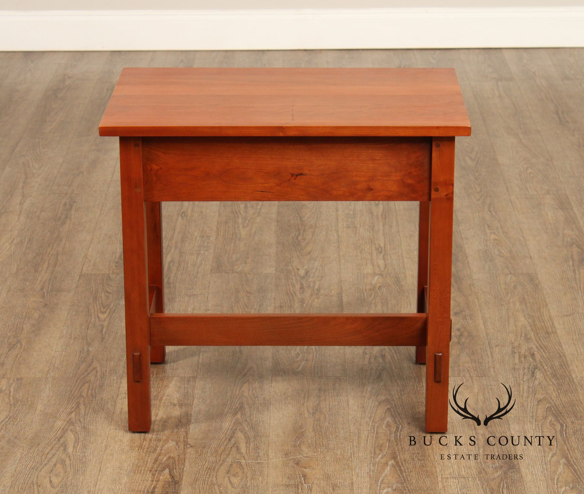 Stickley Mission Collection Cherry End Table with Drawer