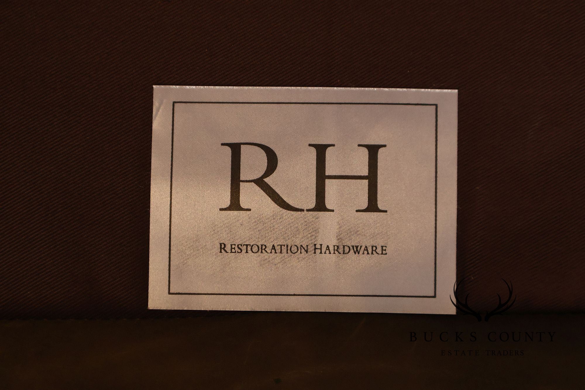 Restoration Hardware Pair Of Leather Swivel Club Chairs