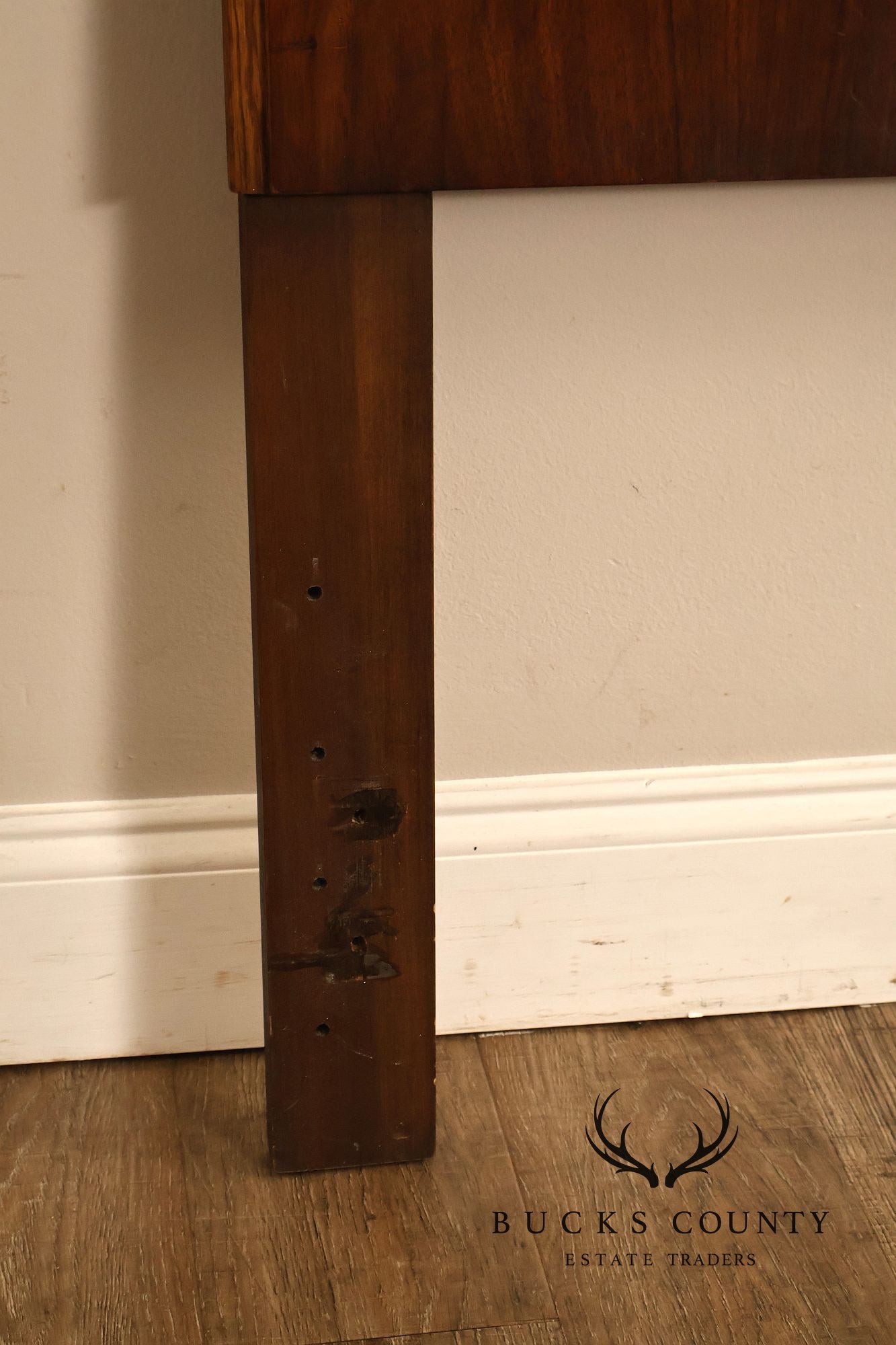 Lane Mid-Century Modern Walnut King Headboard