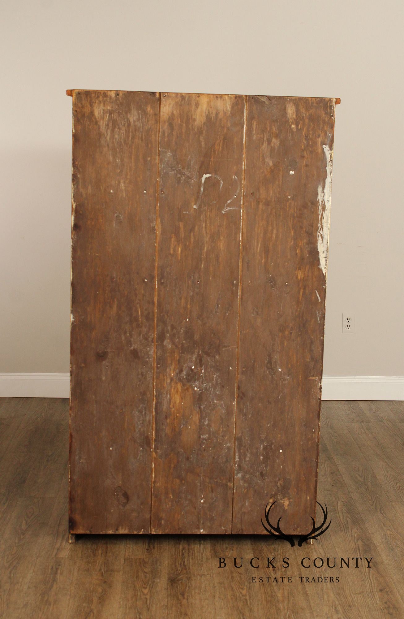 Antique Primitive Farmhouse Pine Jelly Cupboard