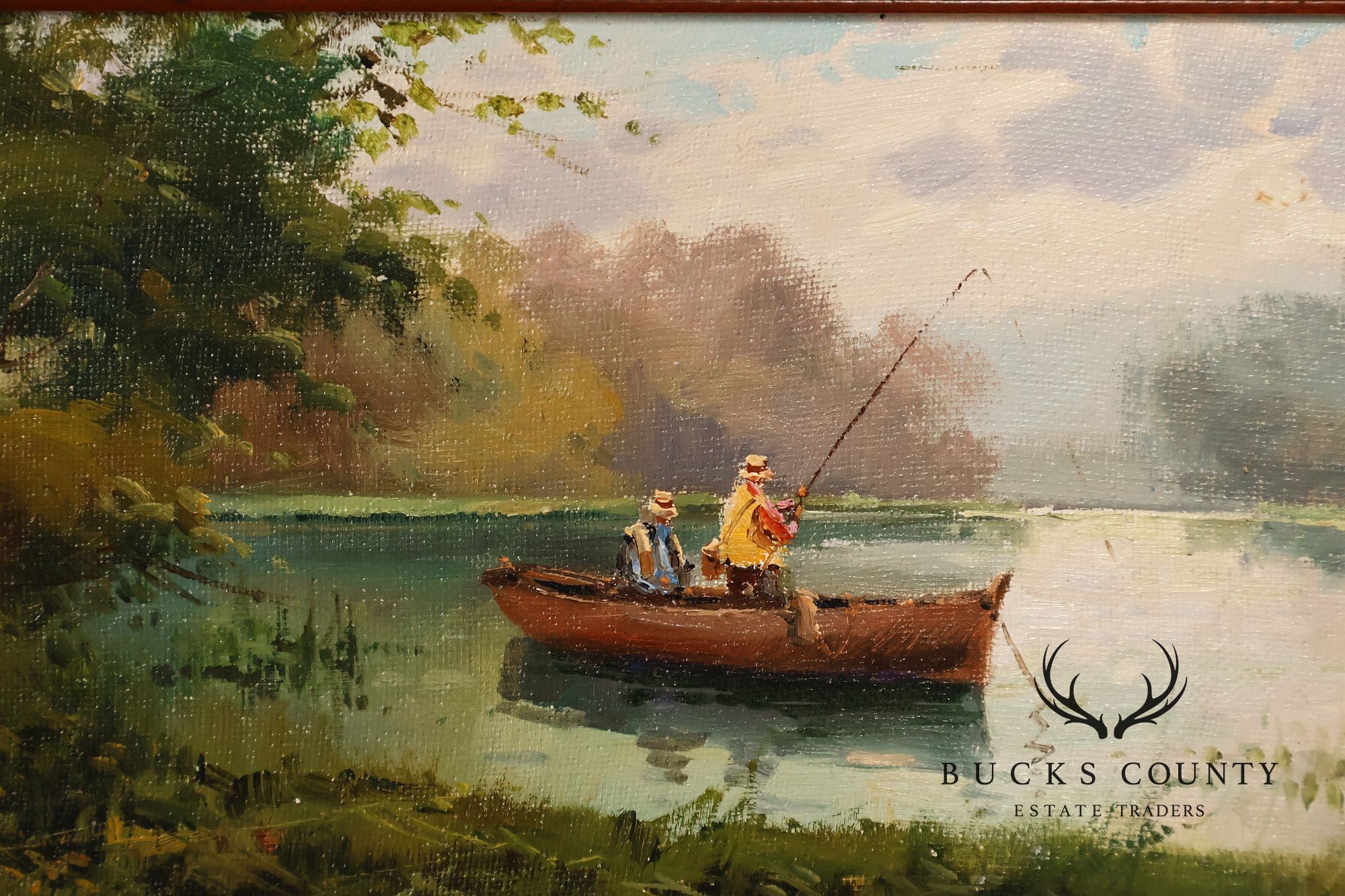 Salvador Caballero Pair of Fishermen Paintings