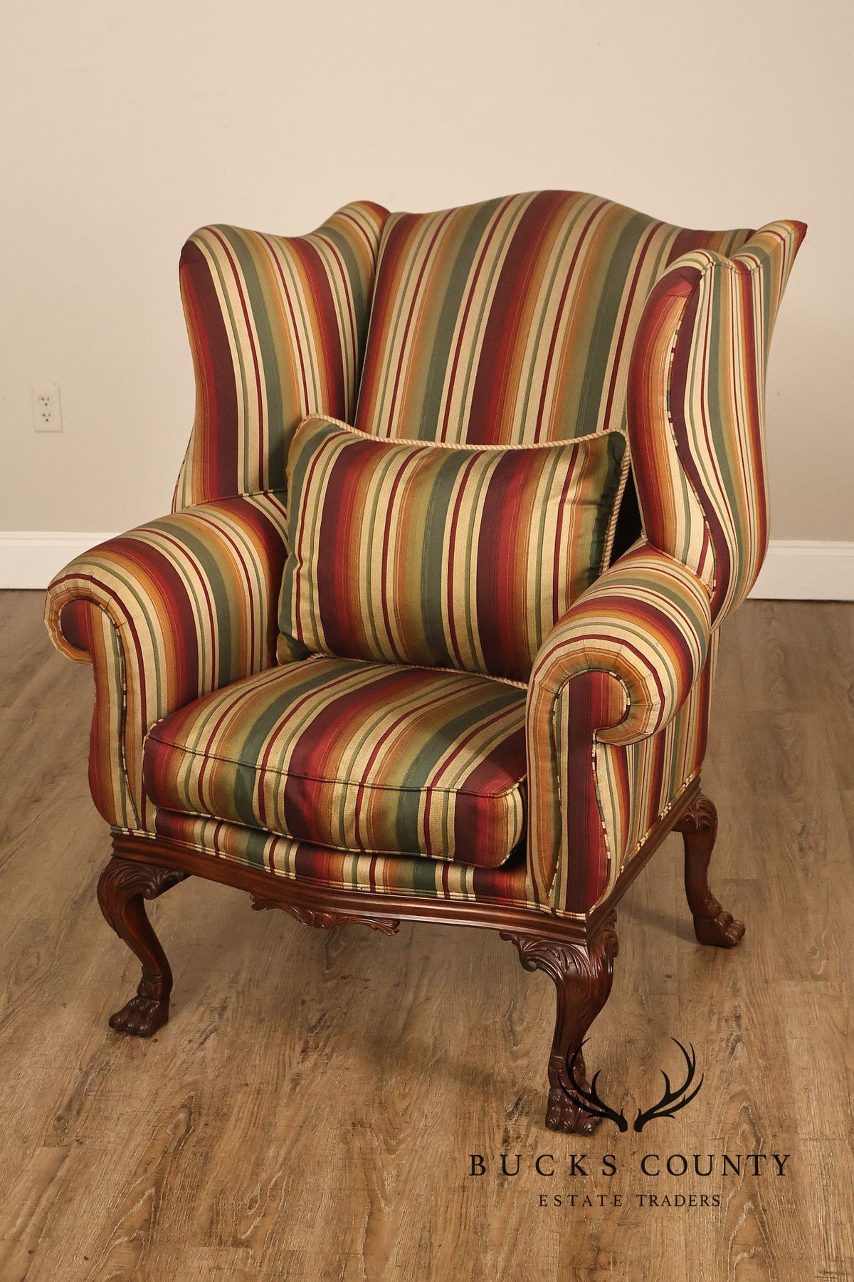 Henredon Historic Natchez Collection Oversized Wing Chair