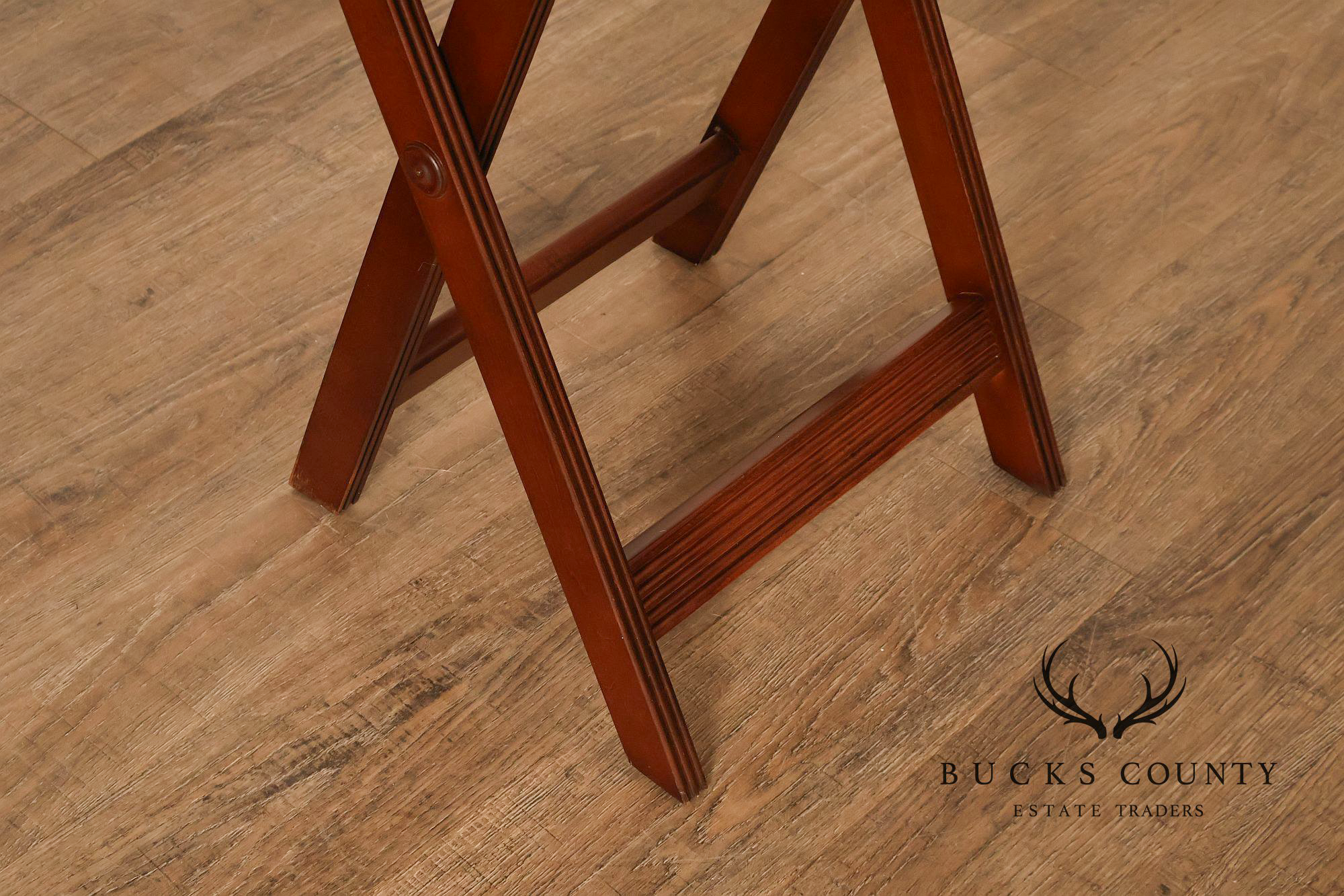 Ethan Allen British Classics Barbados Wooden Folding Tray Table