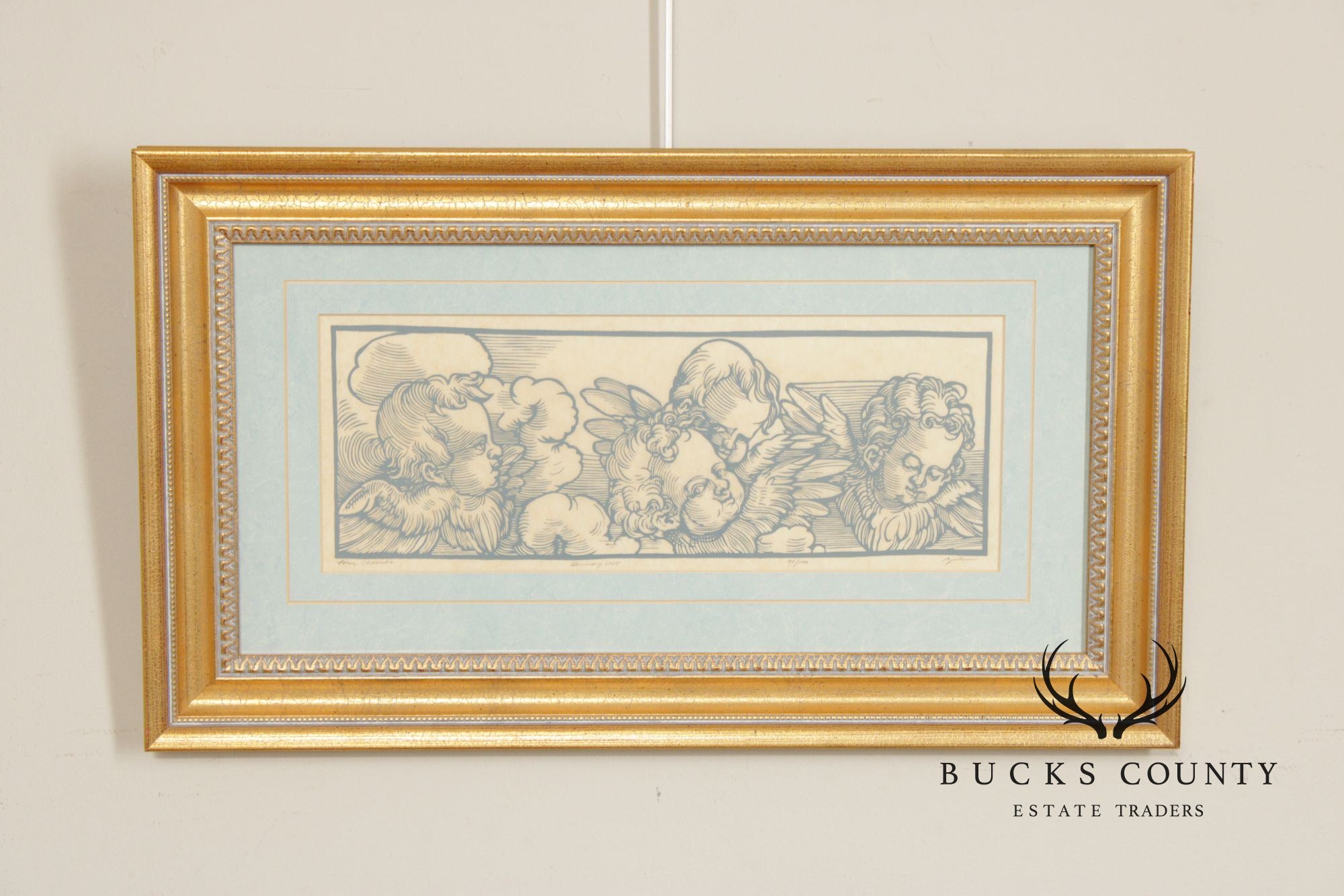 Allen Bjorkman Renaissance Style Print, 'Four Cherubs'