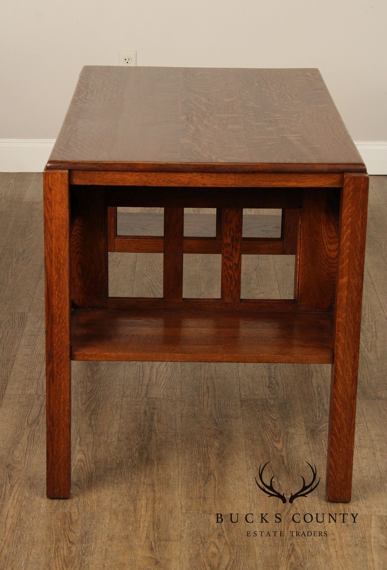 Antique Mission Oak Writing Desk