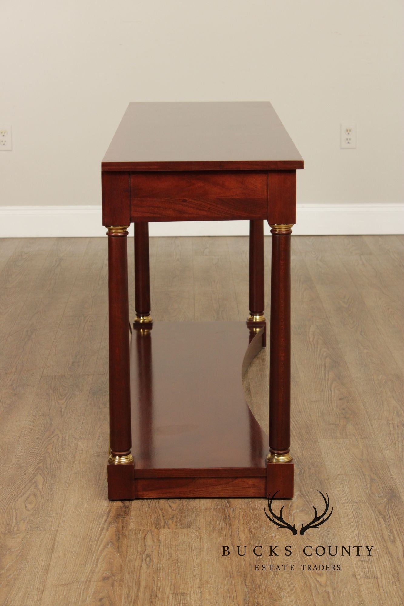 Ethan Allen 'Medallion' Cherry One-Drawer Console Table