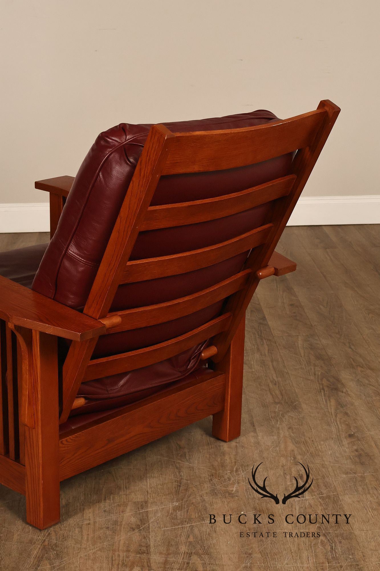 Bassett Furniture Mission Style Oak Morris Chair