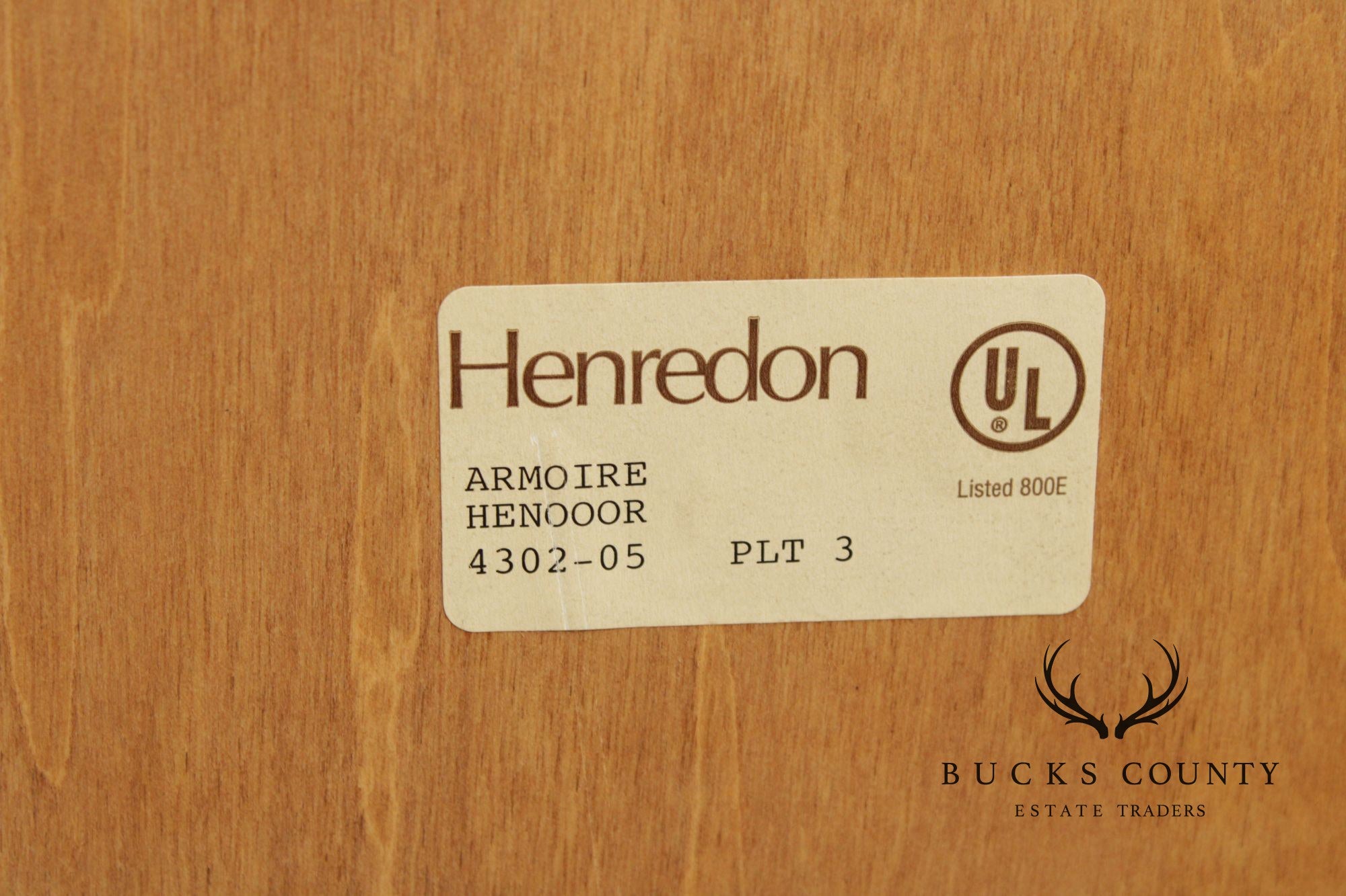 Henredon Carlyle Collection Mahogany Armoire Cabinet