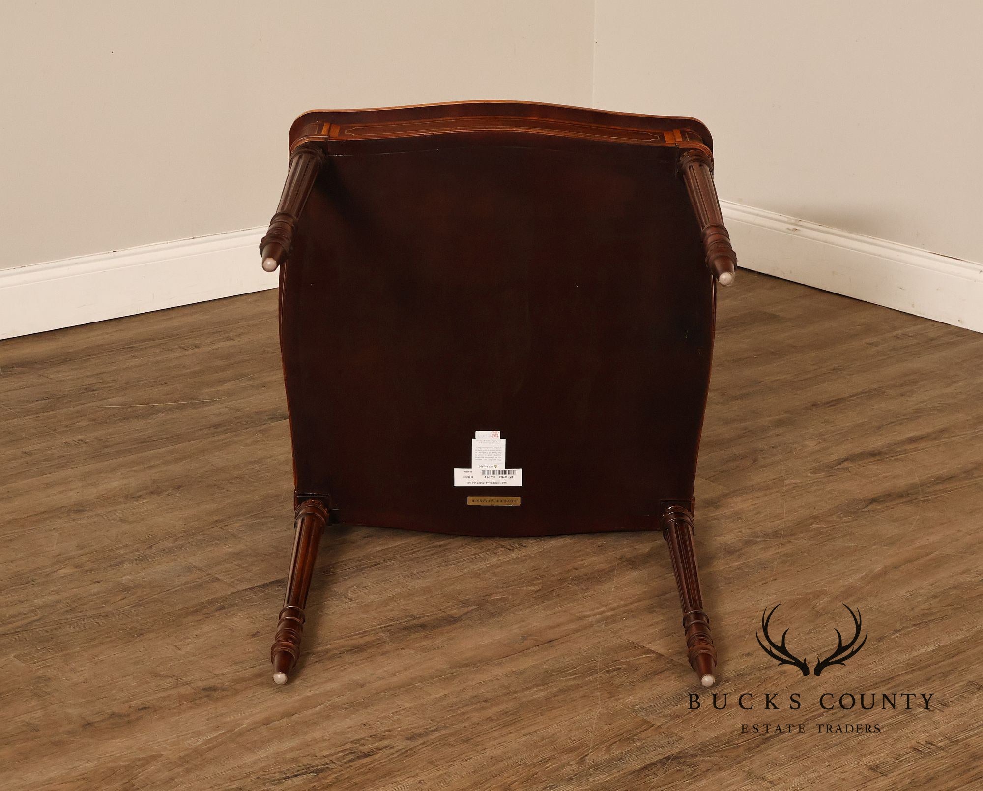 Theodore Alexander Pair of 'Adolphus' Mahogany Side Tables