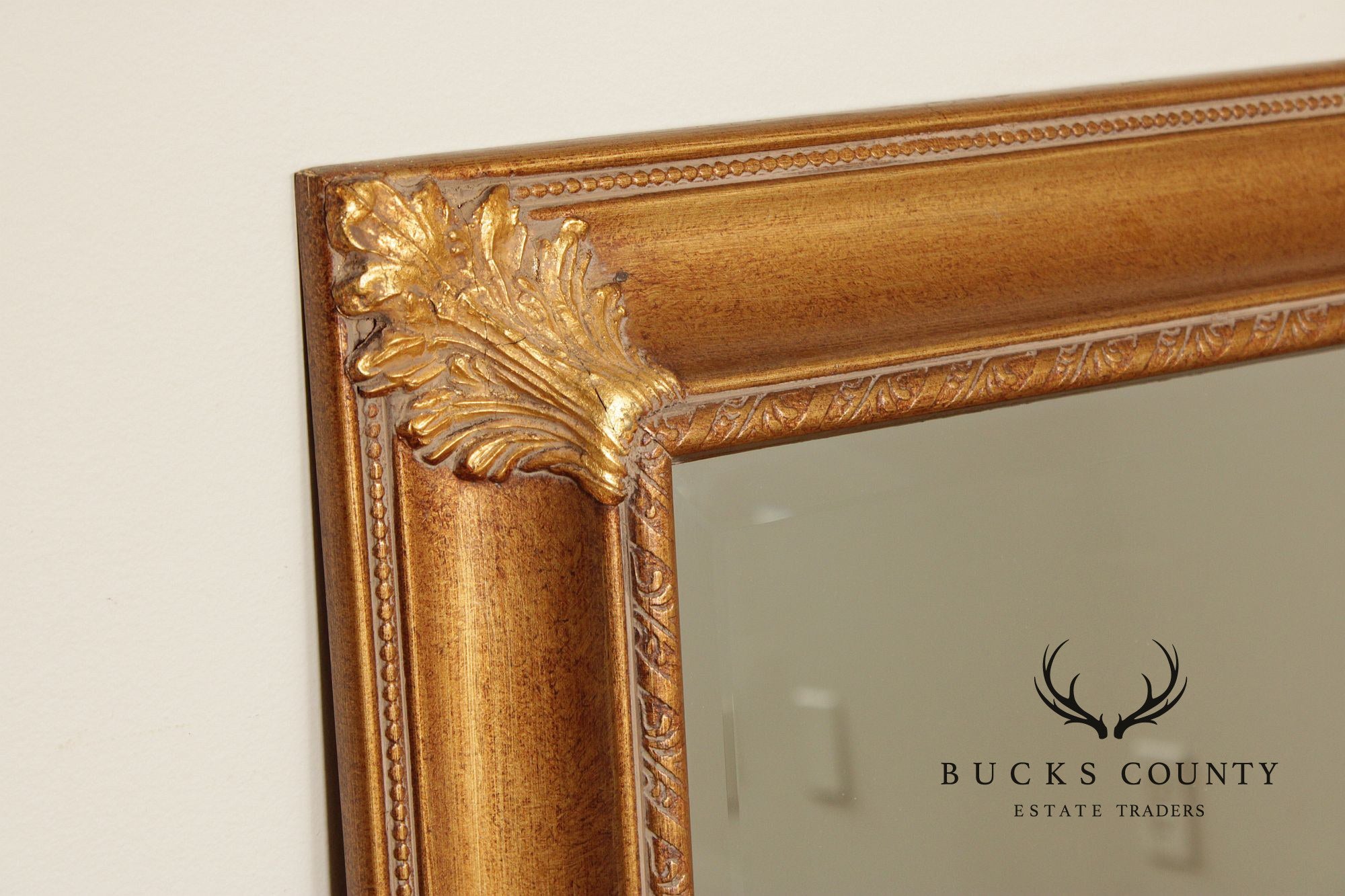 Neoclassical Style Giltwood Acanthus Leaf Wall Mirror