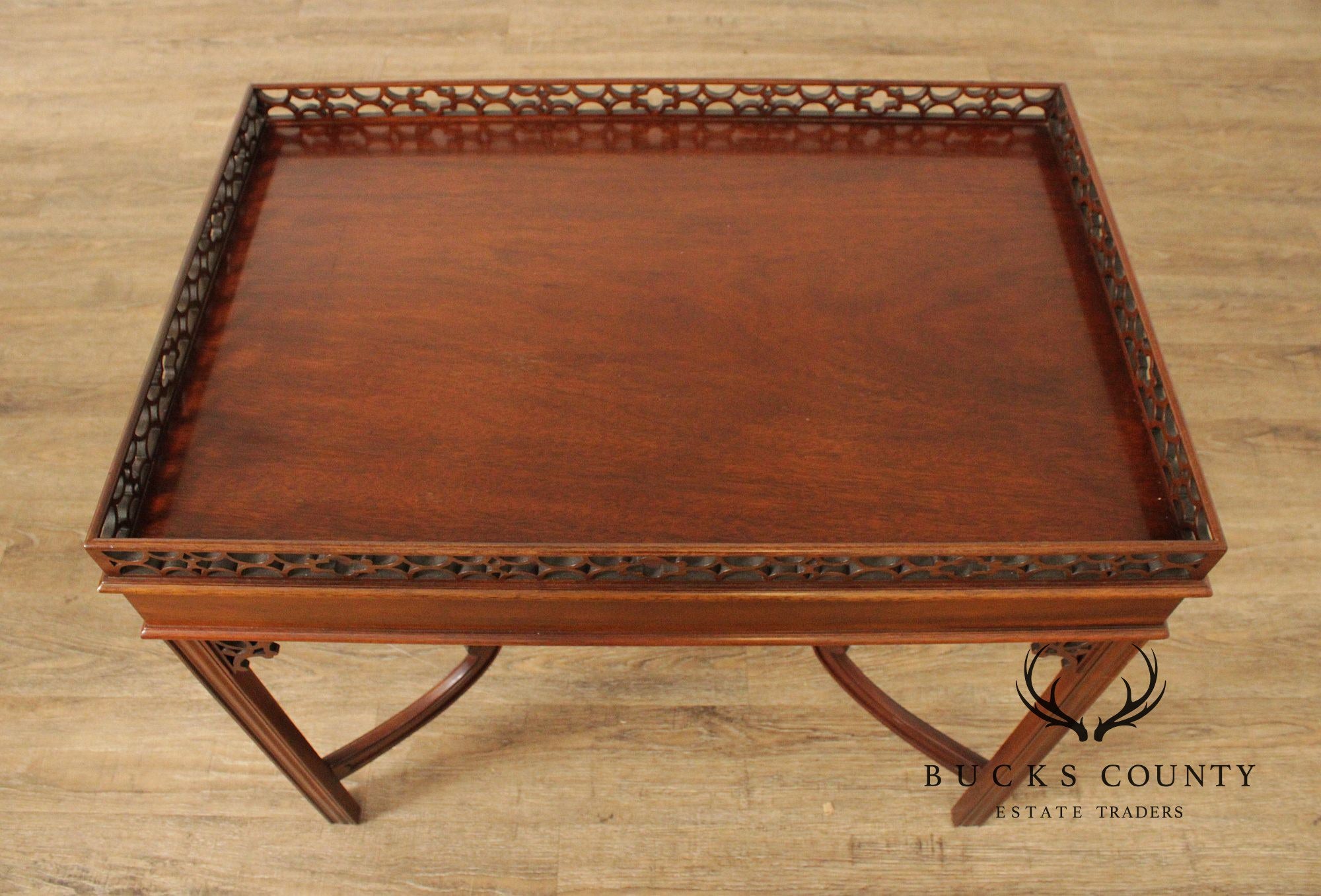 Sutton Century Reproductions Chippendale Style Mahogany Tea Table