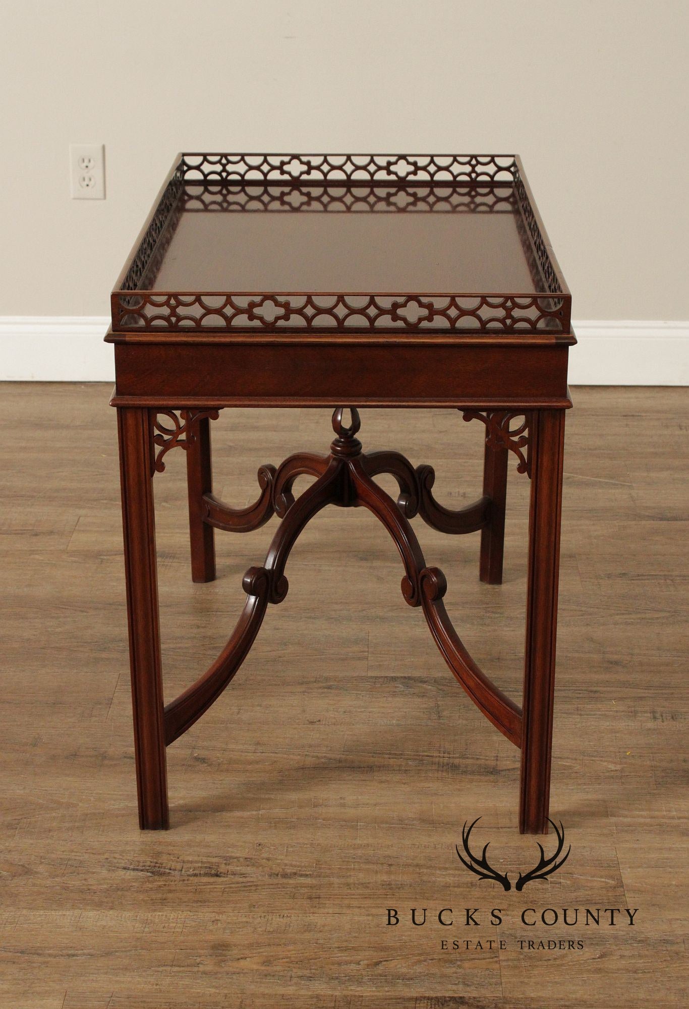 Sutton Century Reproductions Chippendale Style Mahogany Tea Table