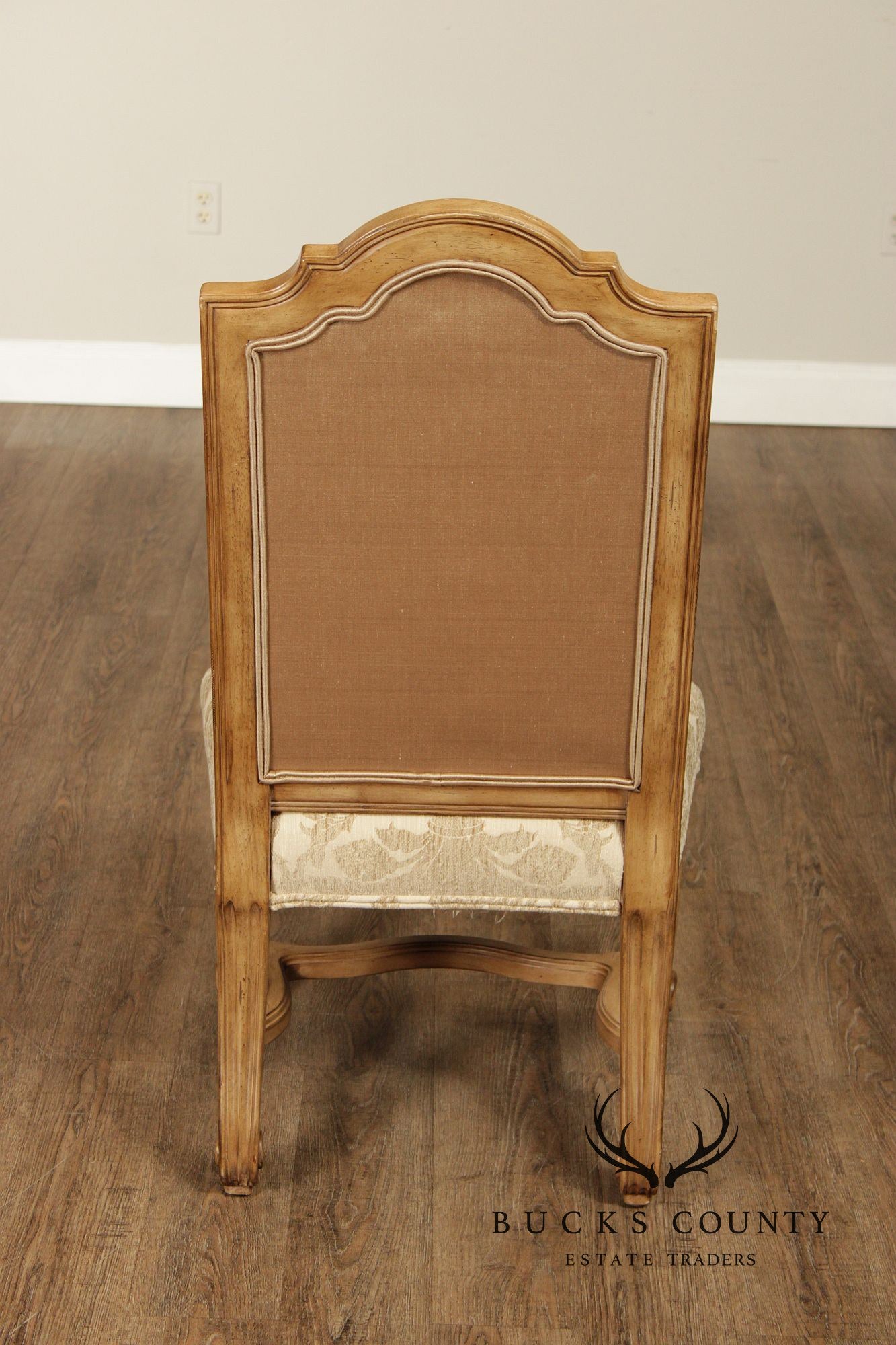 Bernhardt European Provincial Style Set Of 10 Upholstered Dining Chairs