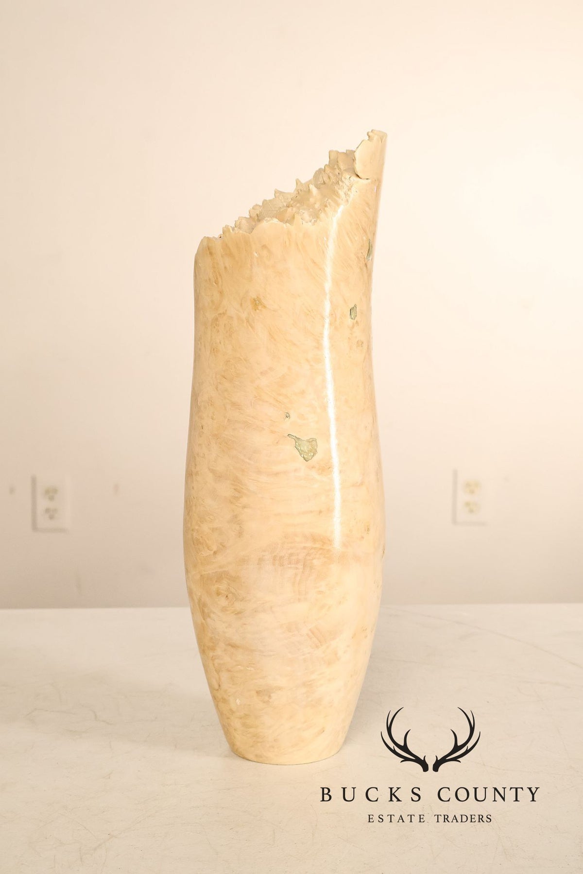 John Mascoll Contemporary Turned Maple Vase