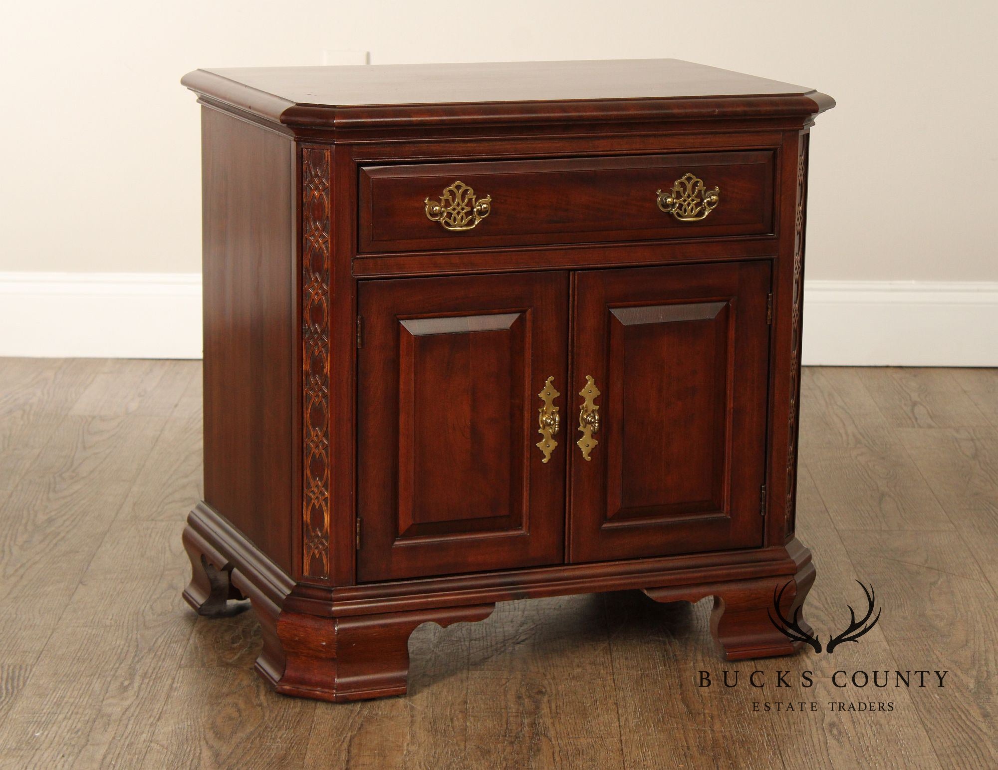 Pennsylvania House Chippendale Style Cherry Nightstand