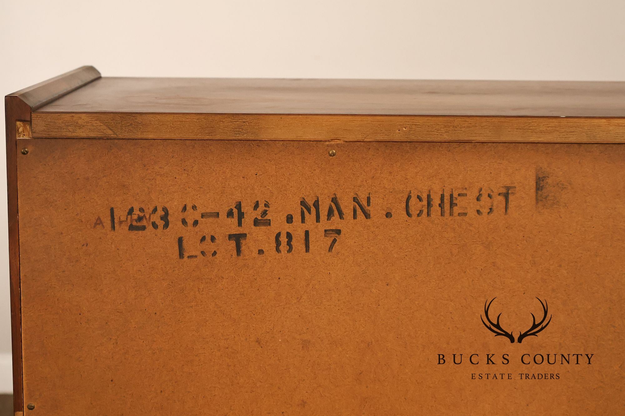 American Of Martinsville Mid-Century Modern Walnut Gentleman's Chest
