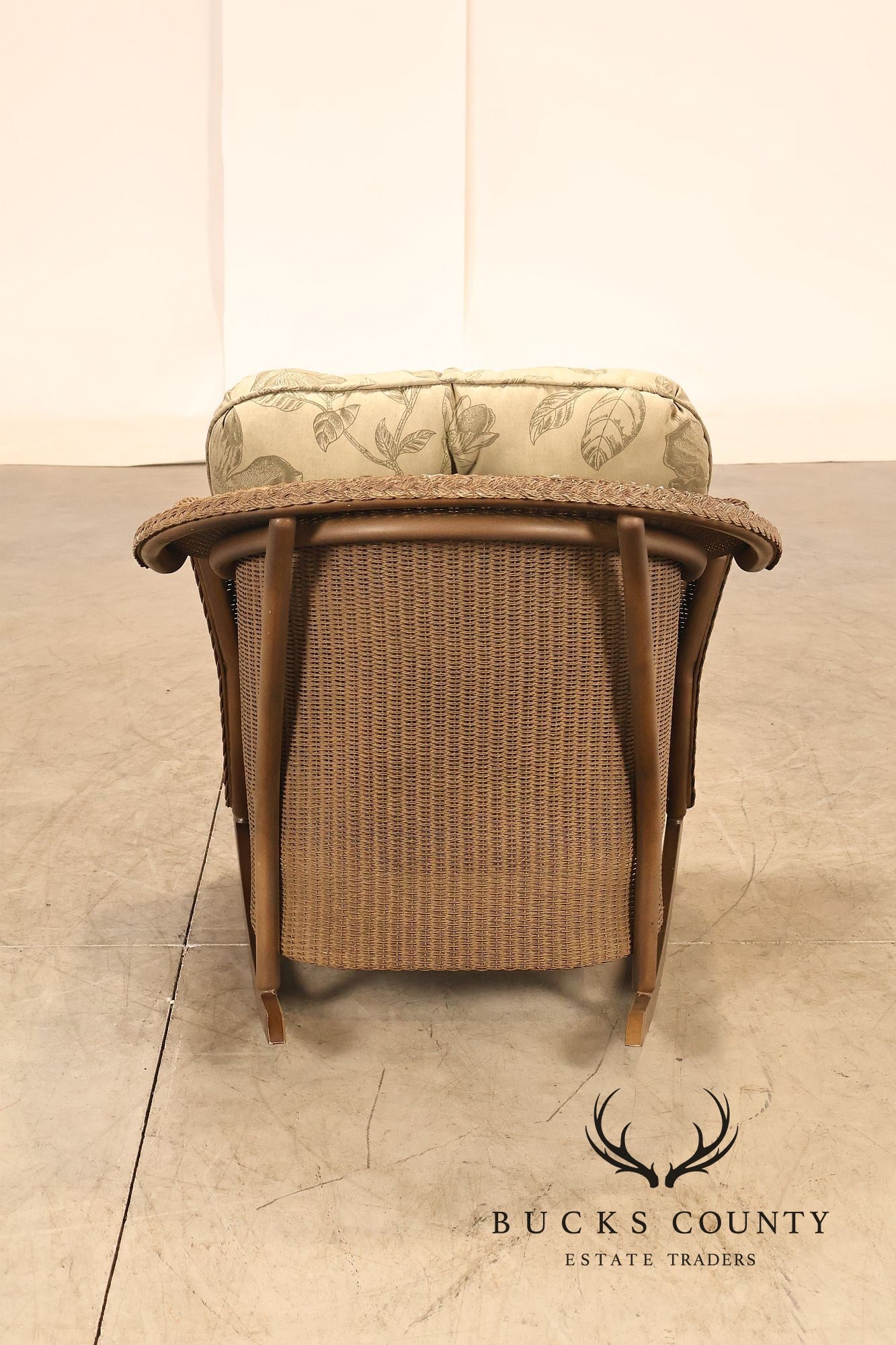 Lloyd Flanders Reflections All-Weather Lloyd Loom Wicker Porch Rocking Chair